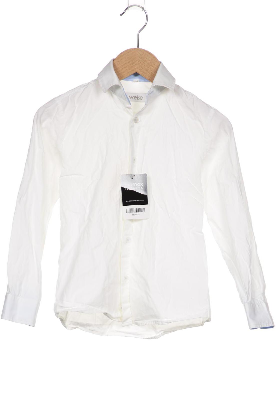 

weise Jungen Hemd, cremeweiß, Gr. 128