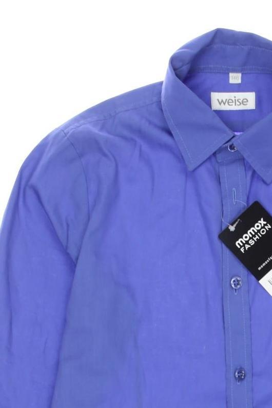 Thumbnail - weise Jungen Hemd, blau, Gr. 146