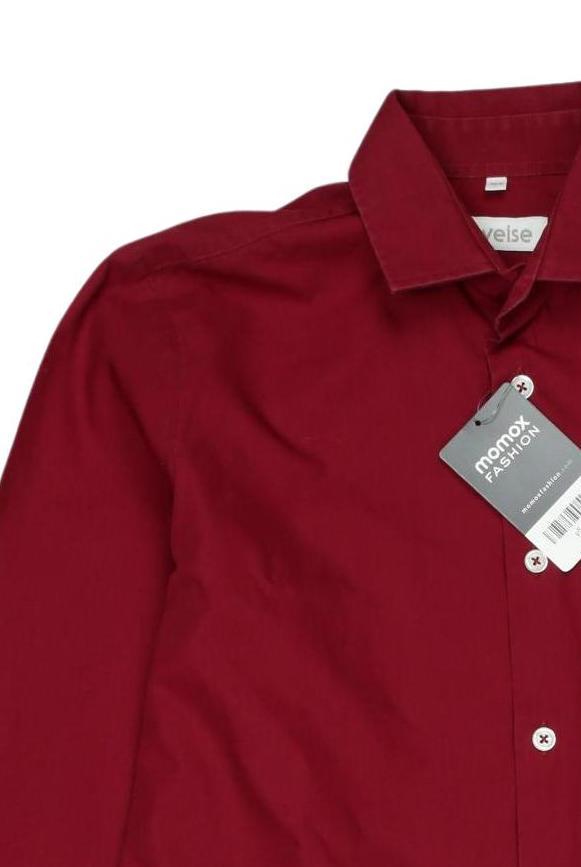 Thumbnail - weise Jungen Hemd, bordeaux, Gr. 164