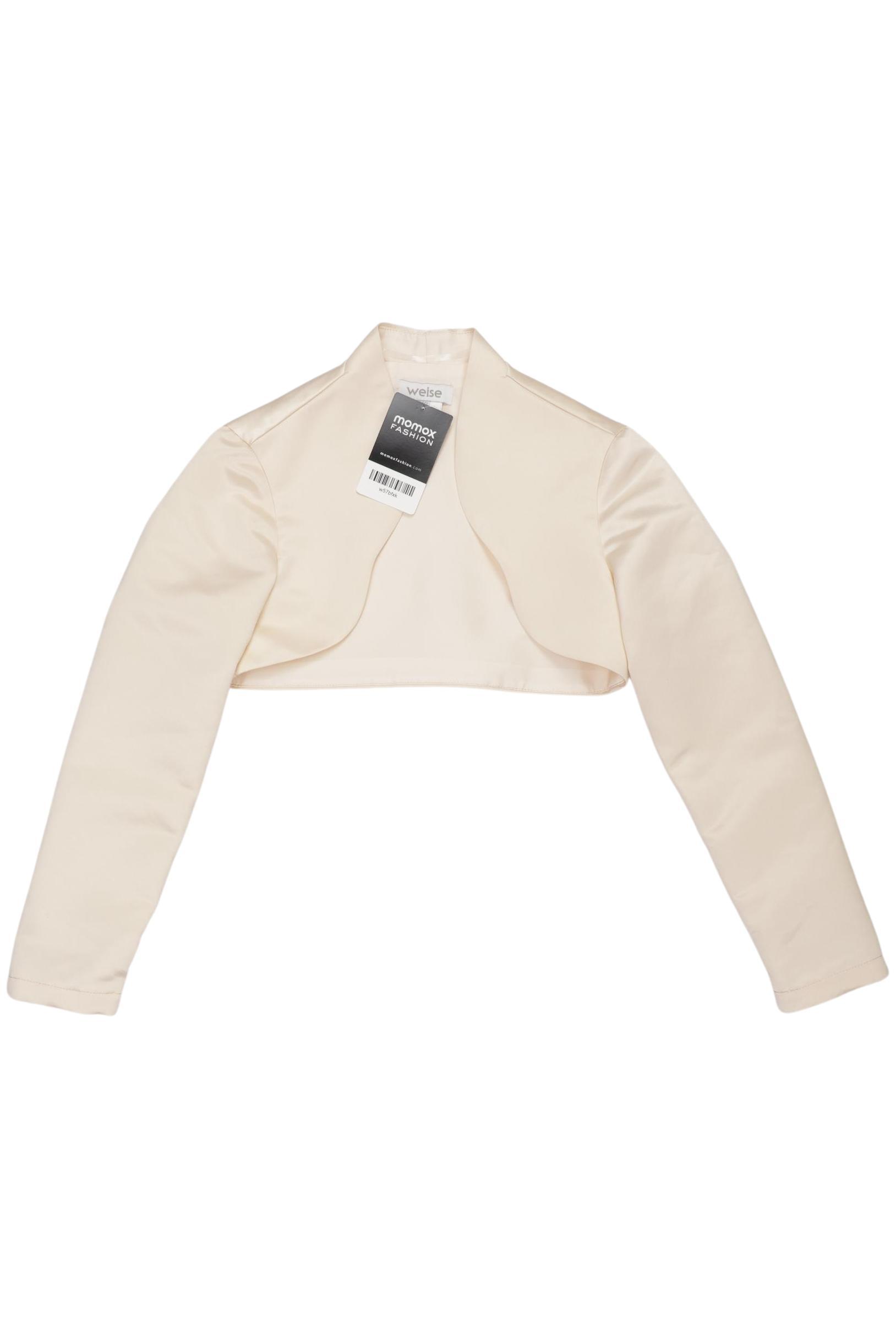 

weise Mädchen Jacke, cremeweiß, Gr. 140