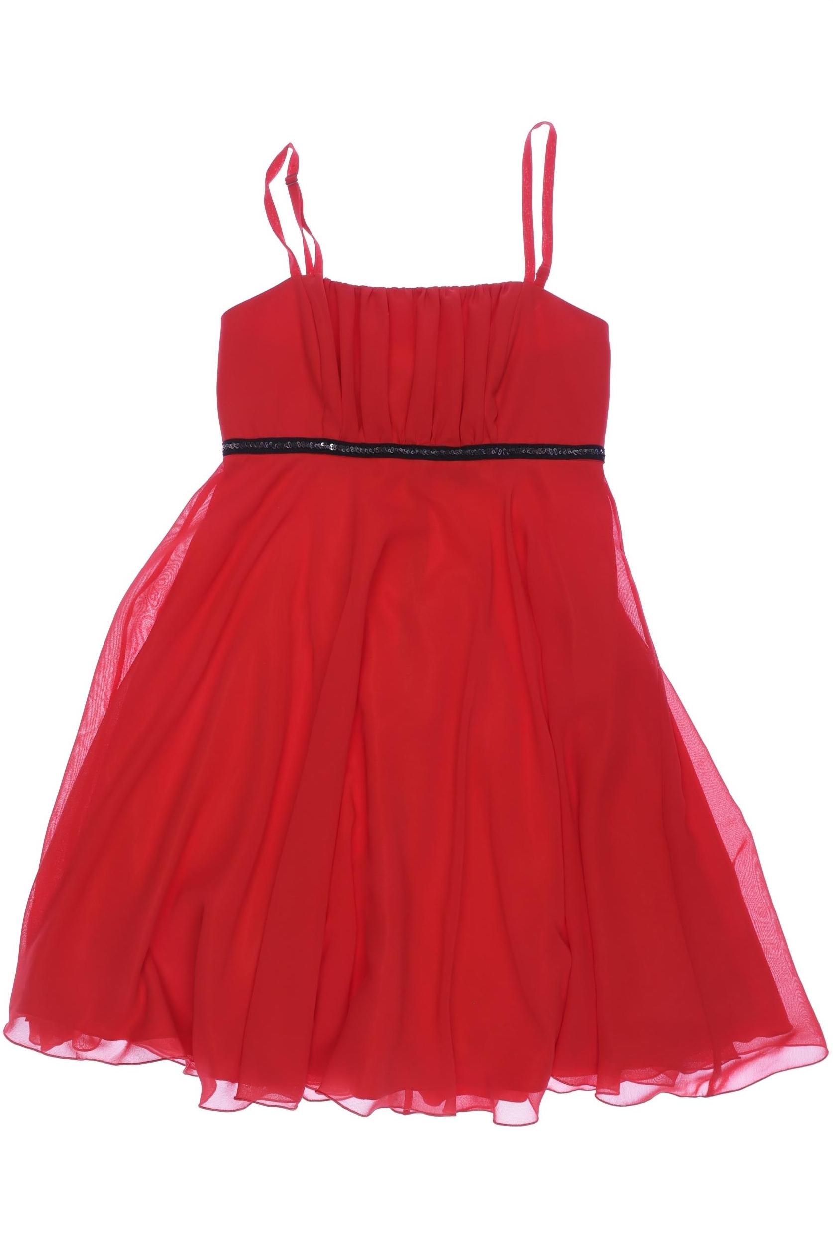 

weise Damen Kleid, rot, Gr. 158