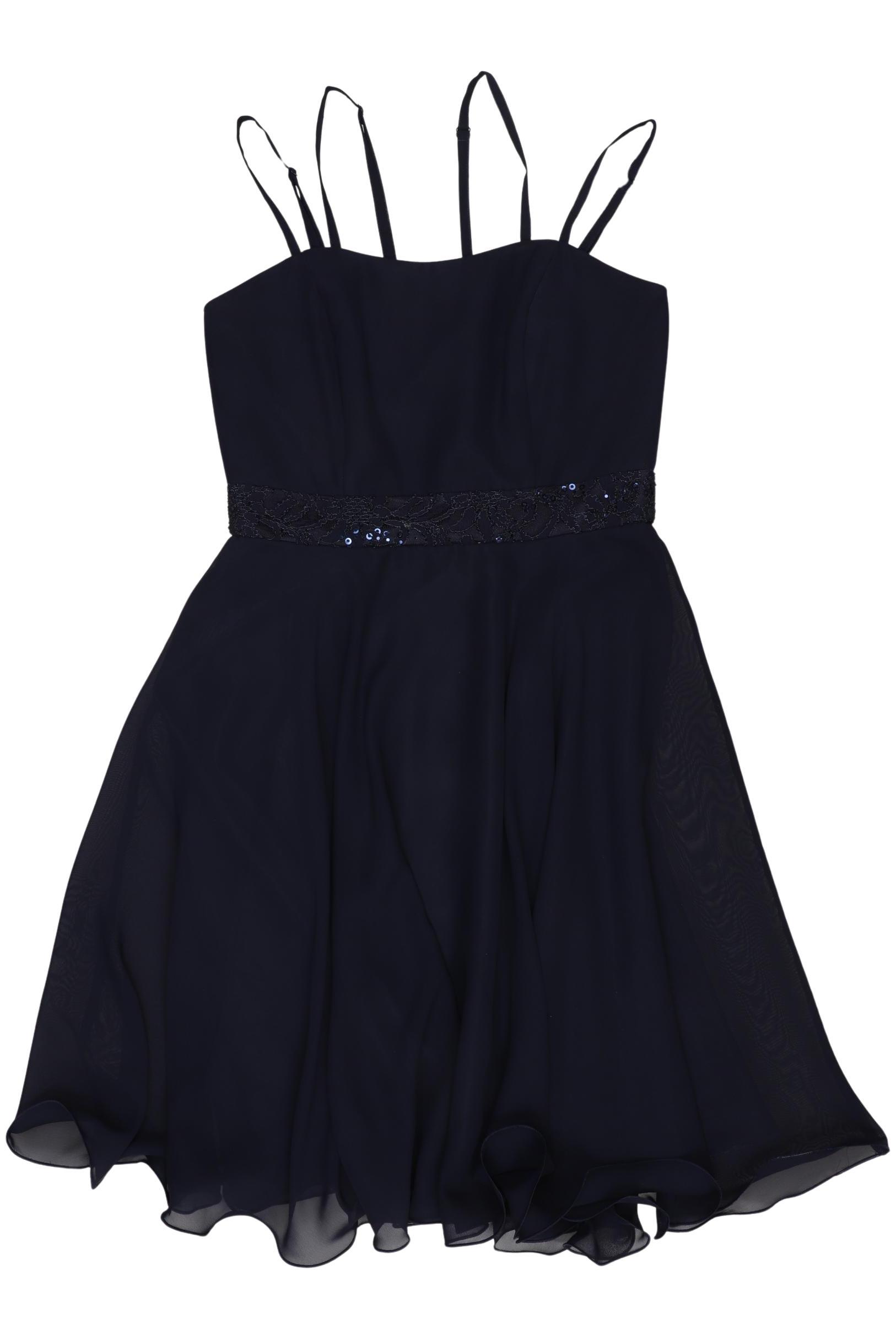 

weise Damen Kleid, marineblau, Gr. 164