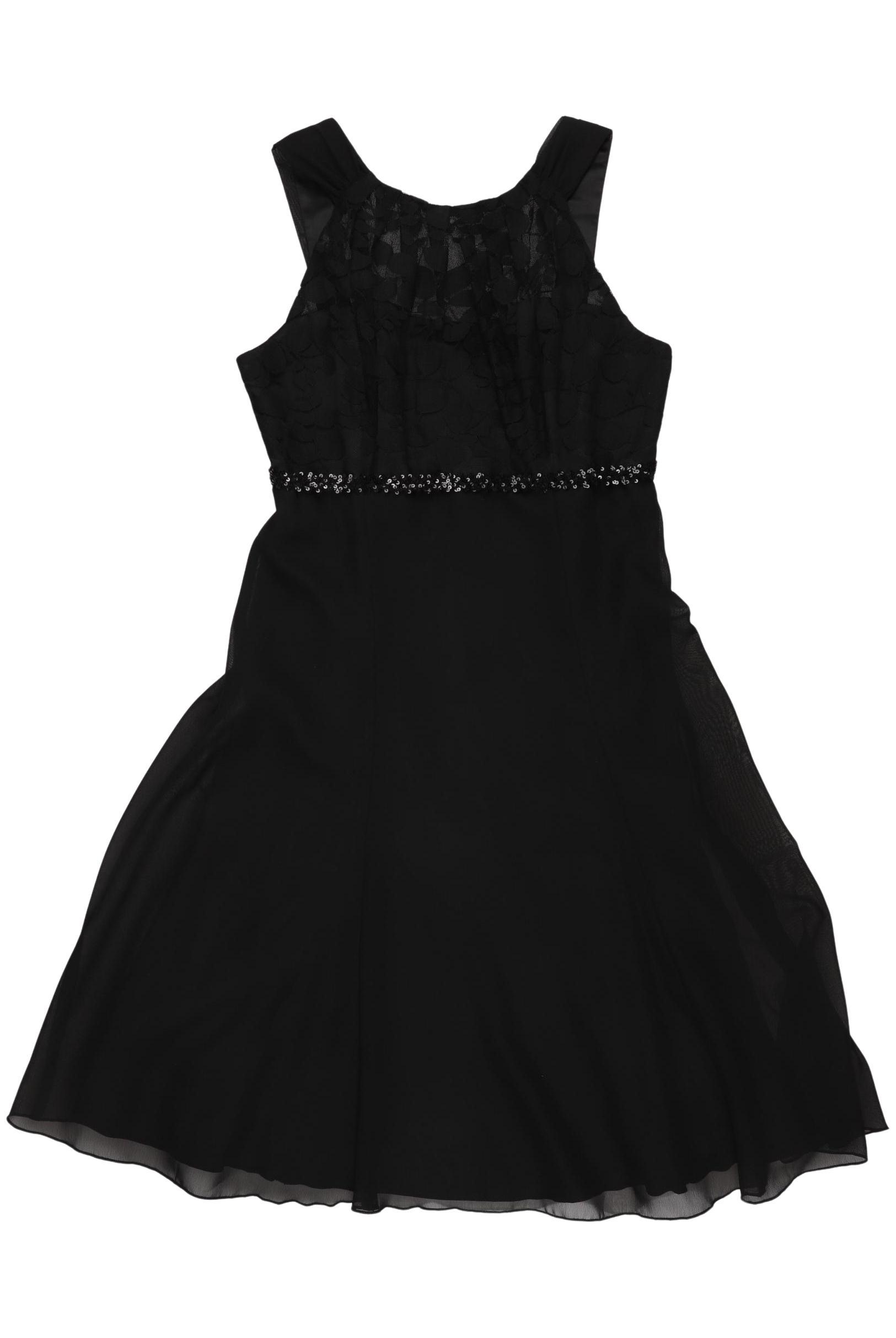 

weise Damen Kleid, schwarz, Gr. 158