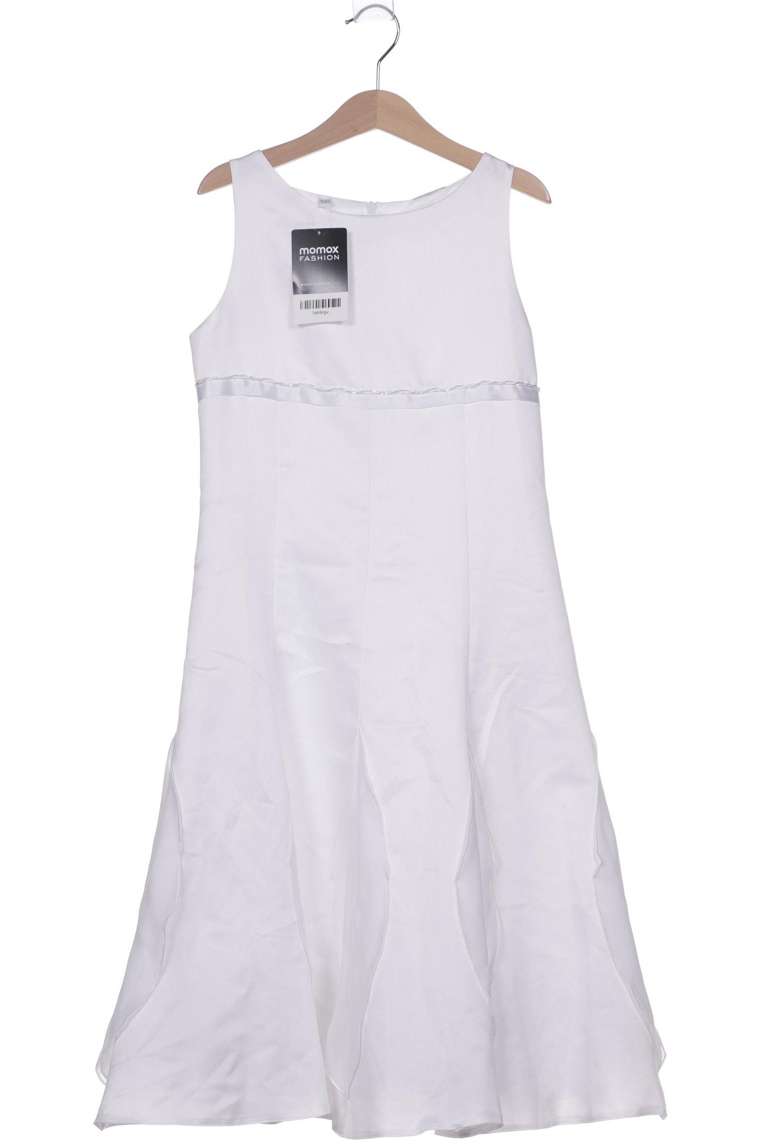 

weise Damen Kleid, weiß, Gr. 140