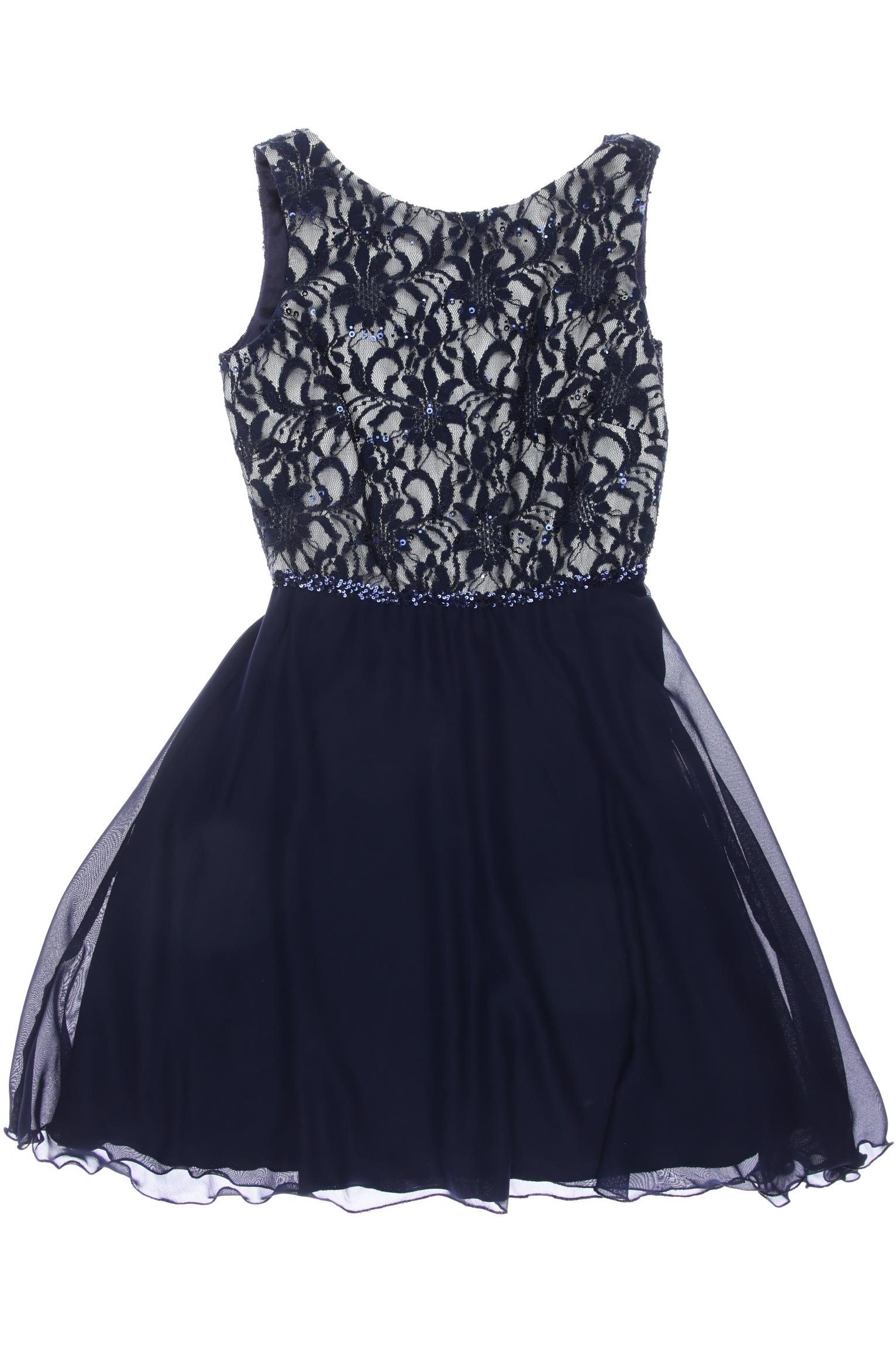 

weise Damen Kleid, marineblau, Gr. 170