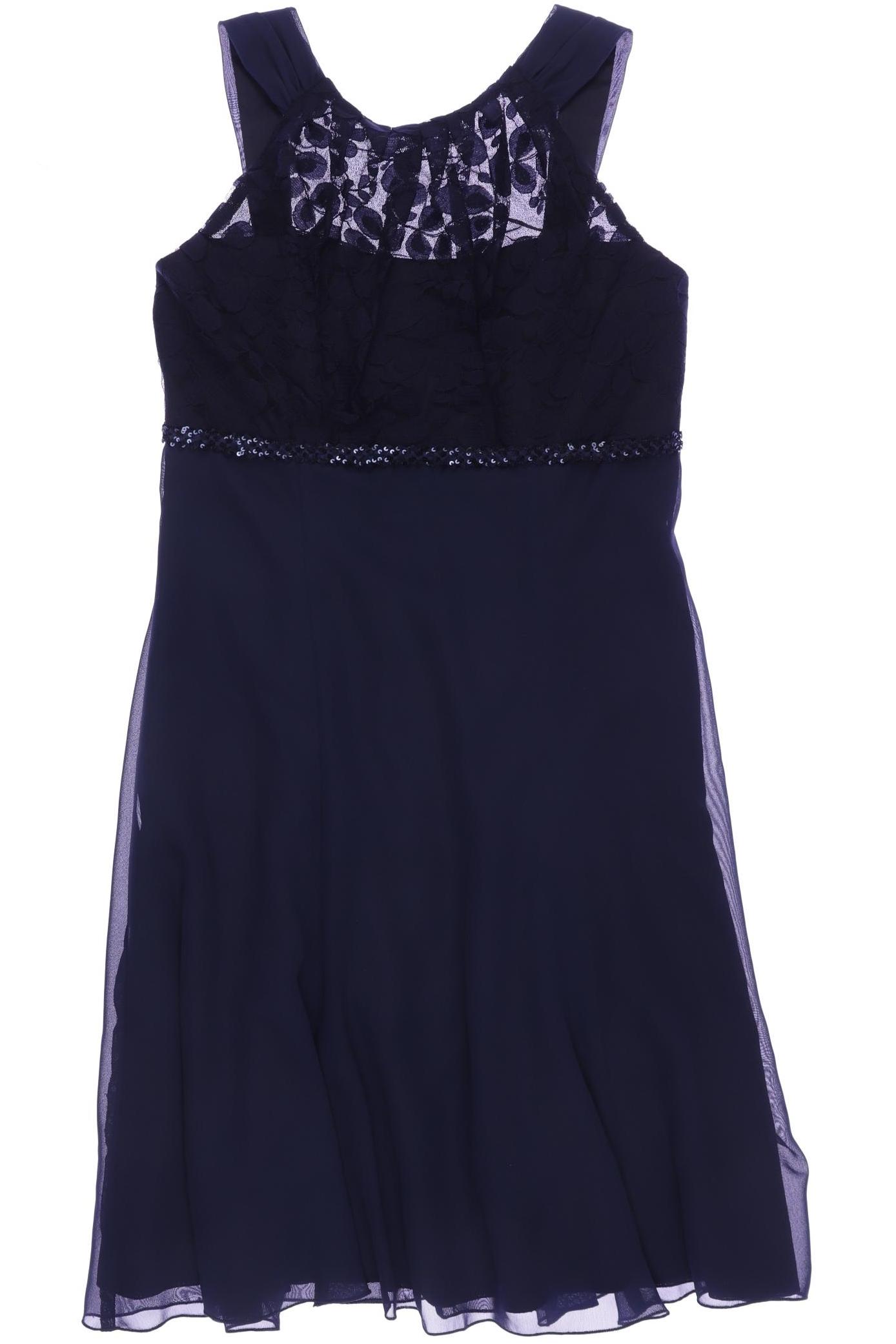

weise Damen Kleid, marineblau, Gr. 164
