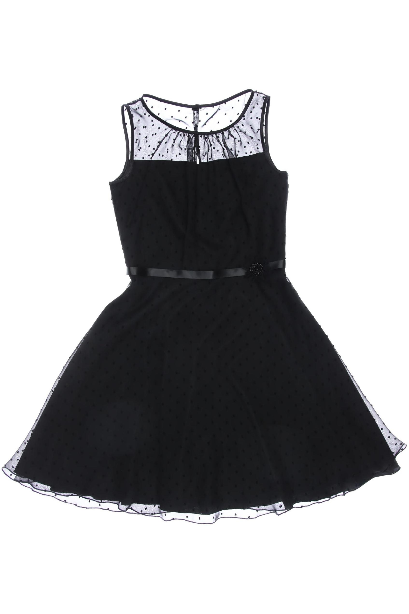

weise Damen Kleid, schwarz, Gr. 158