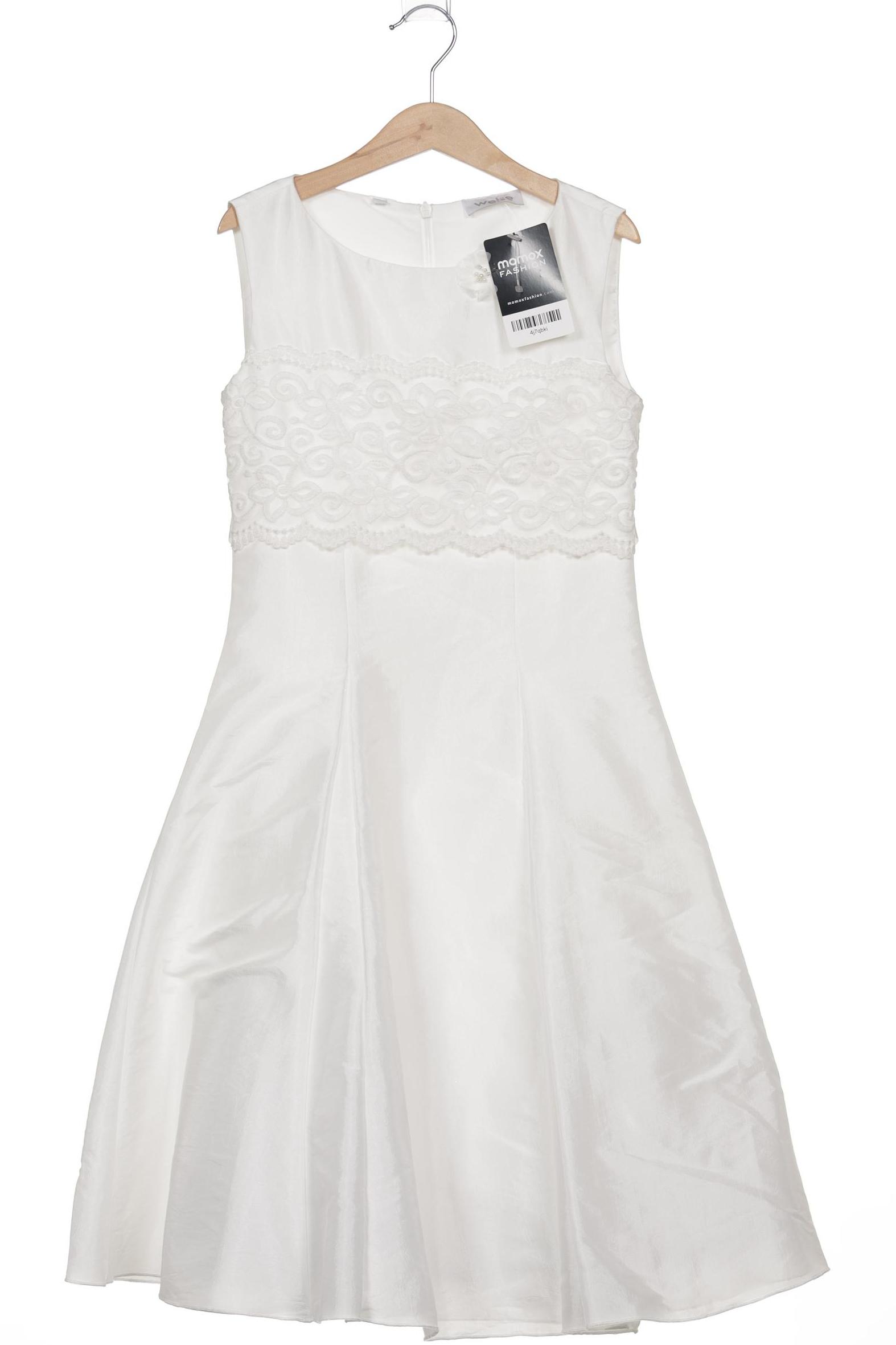 

weise Mädchen Kleid, weiß, Gr. 140