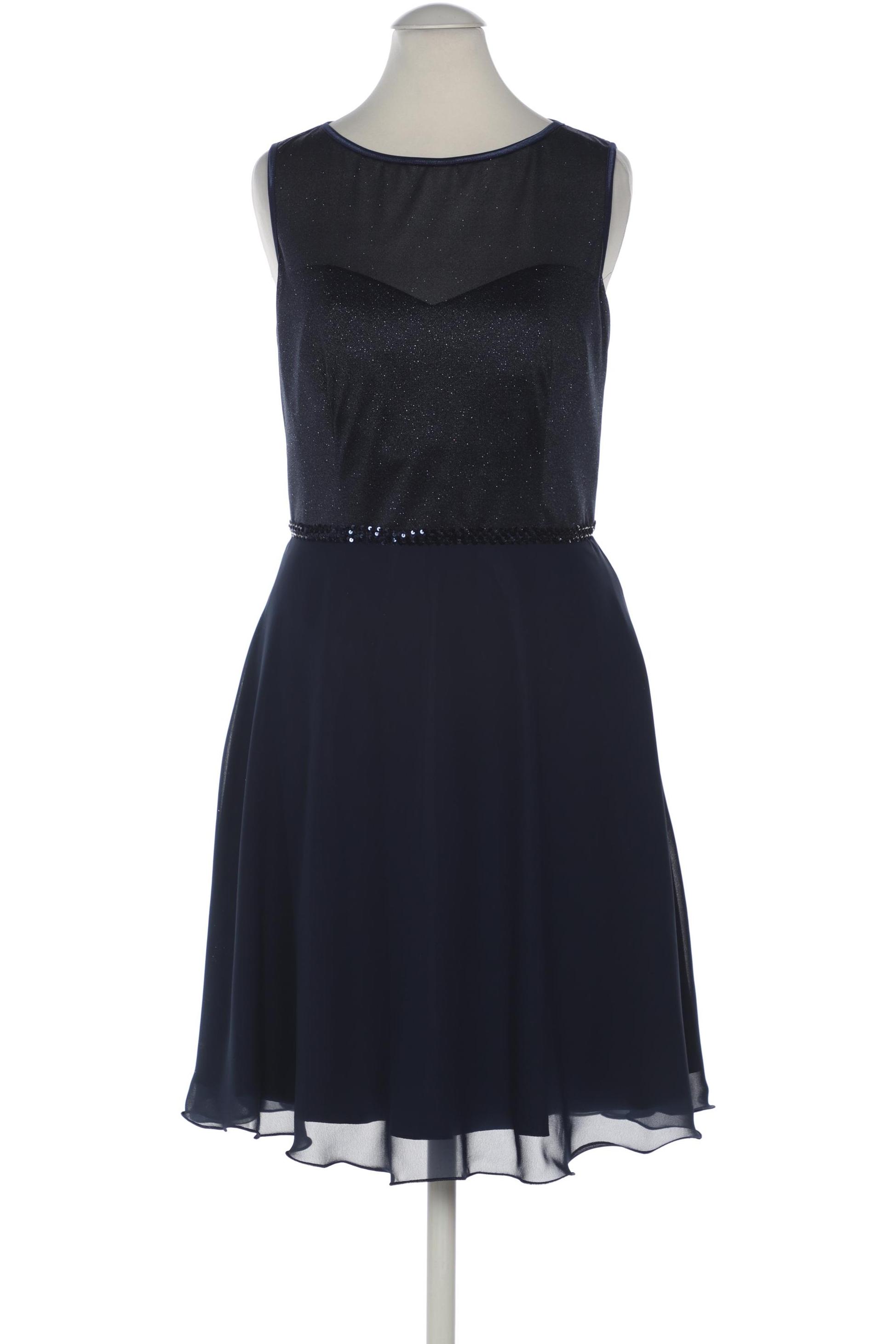 

weise Damen Kleid, marineblau, Gr. 158