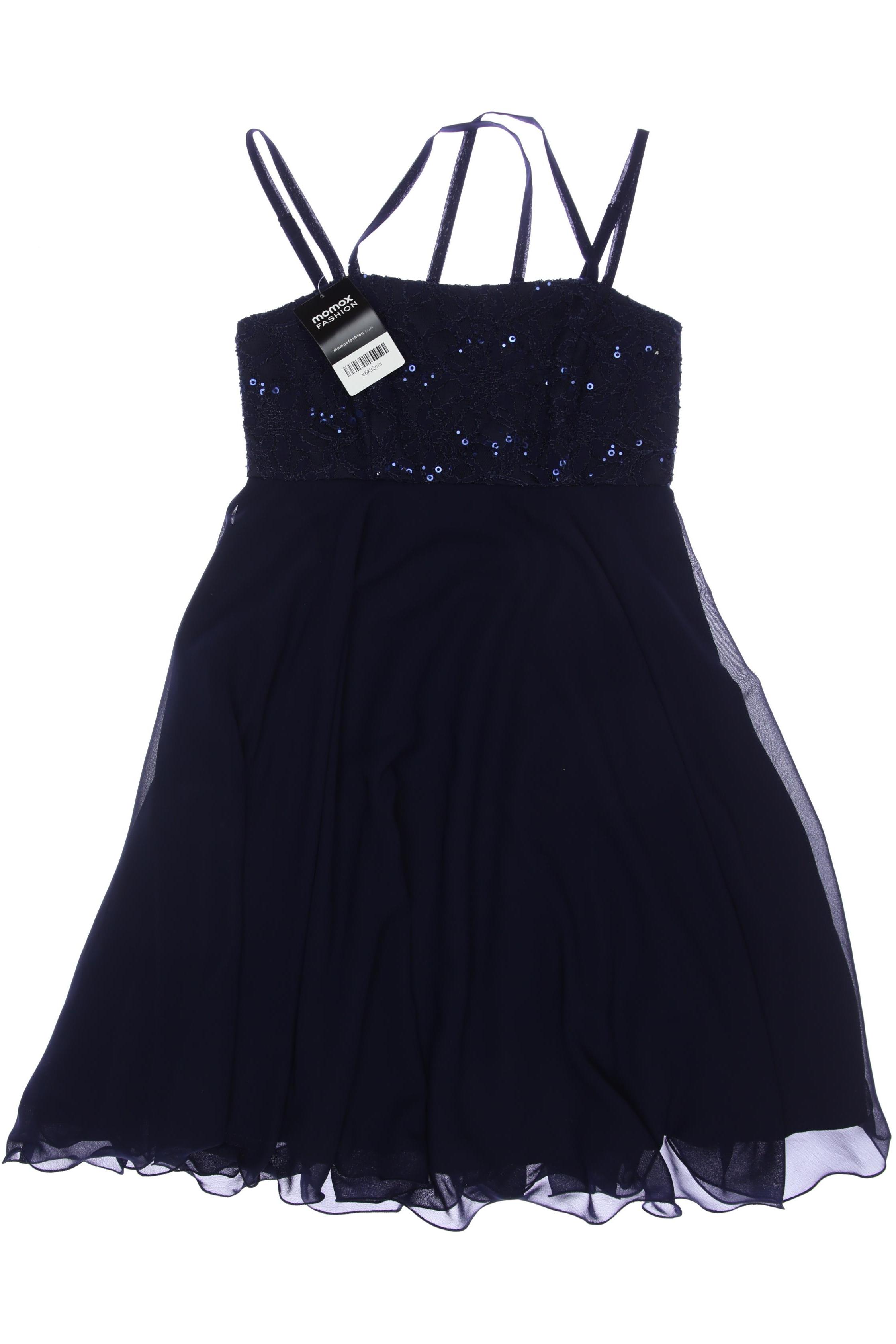 

weise Damen Kleid, marineblau, Gr. 158