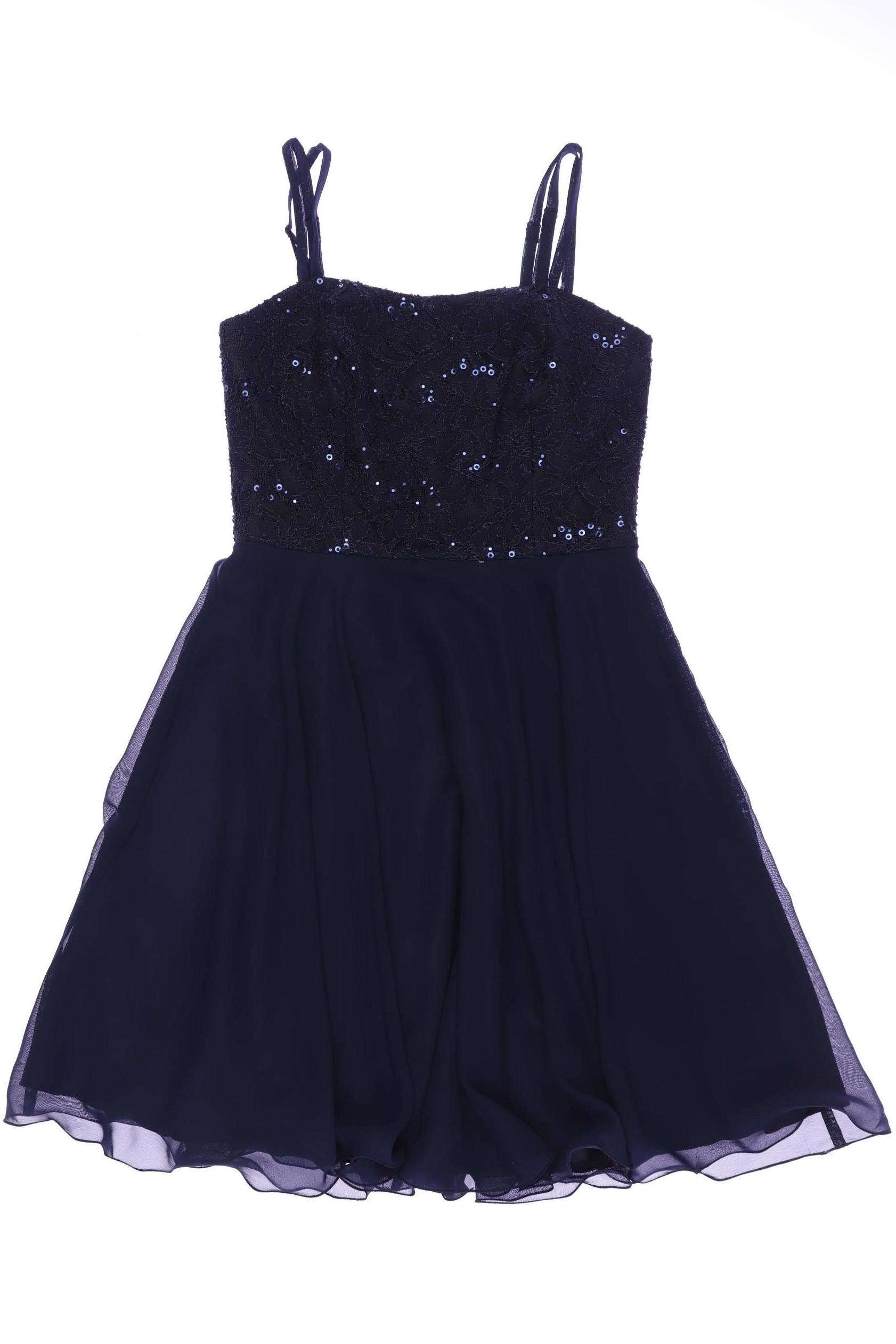 

weise Damen Kleid, marineblau, Gr. 158