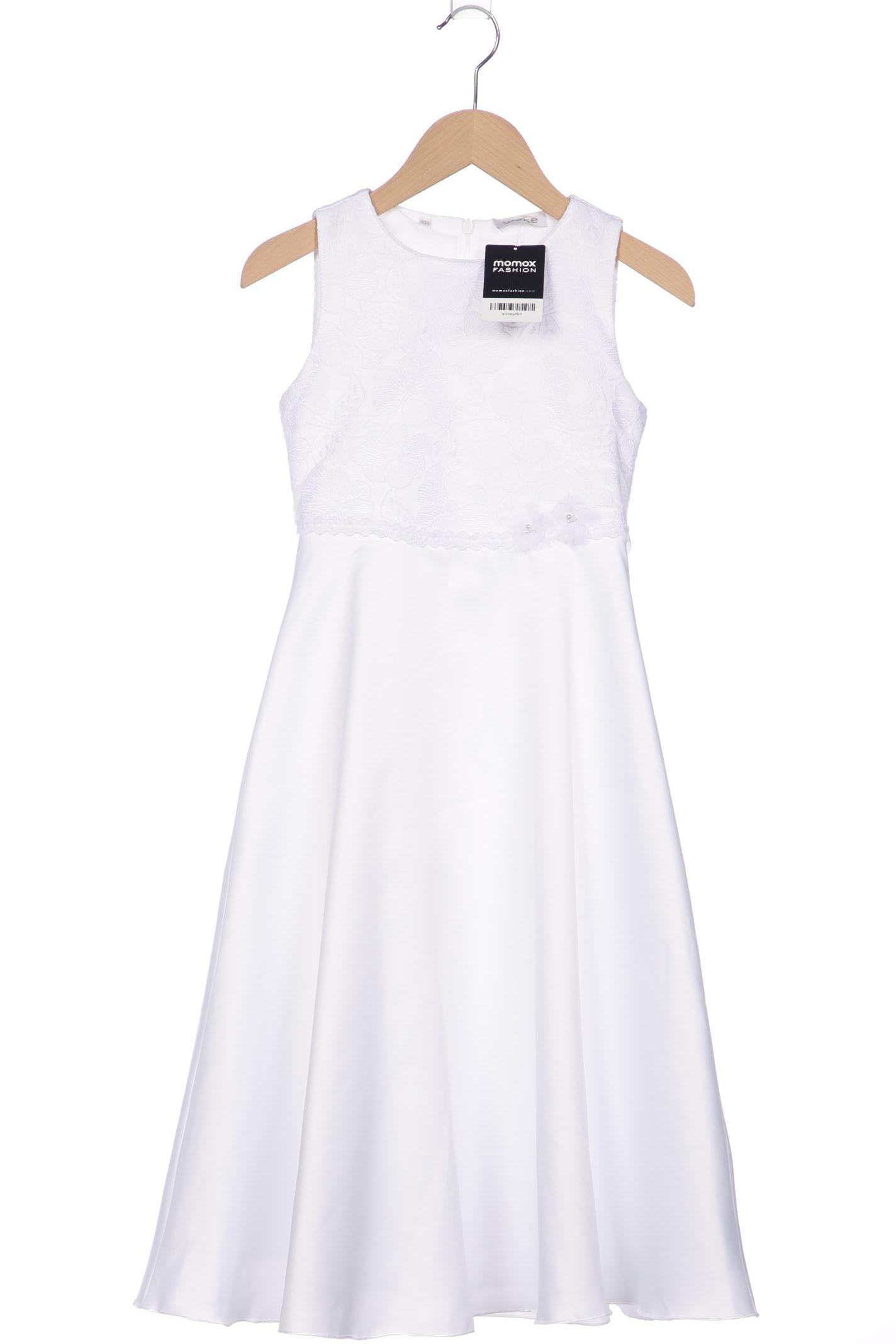 

weise Damen Kleid, weiß, Gr. 134