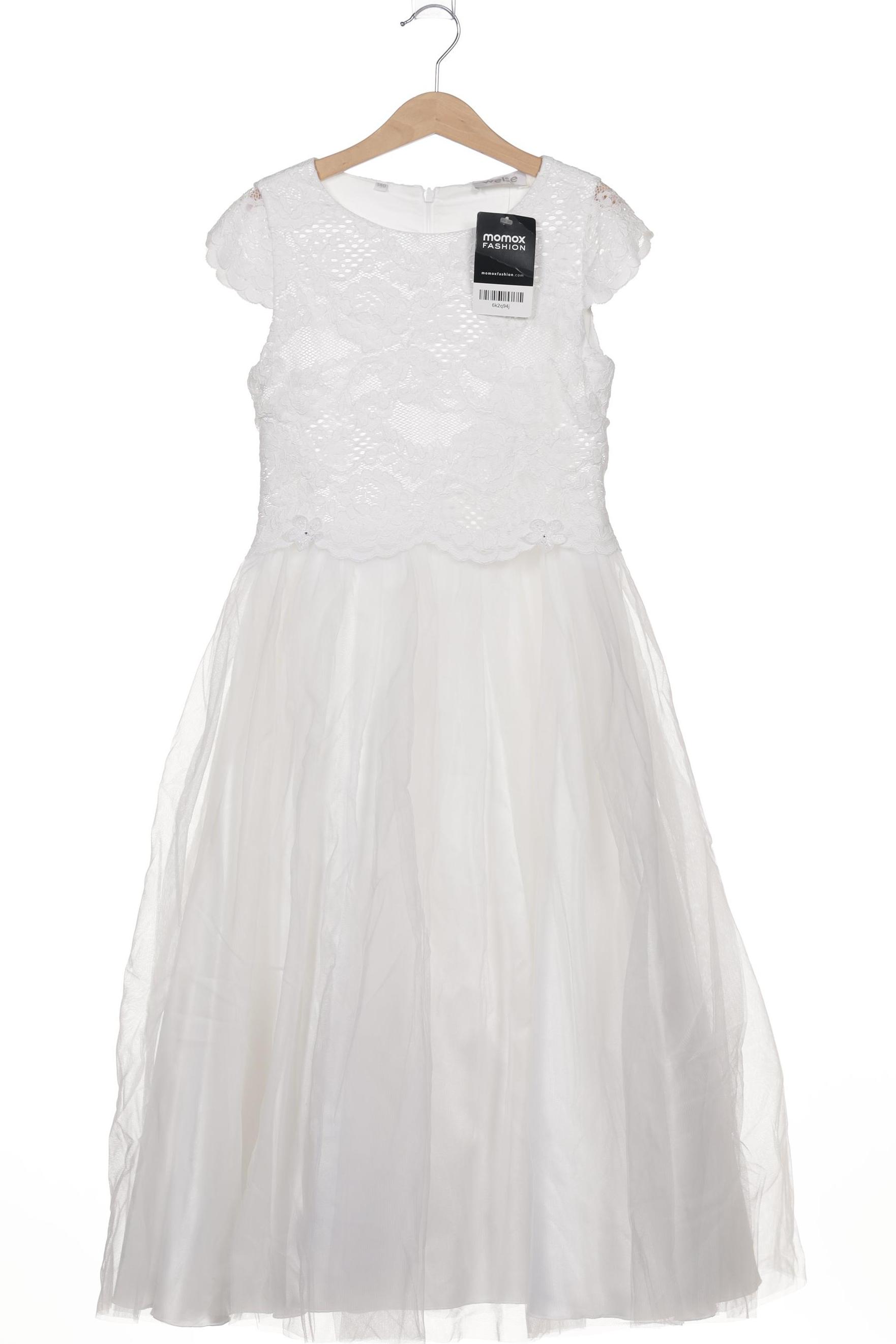 

weise Damen Kleid, weiß, Gr. 140