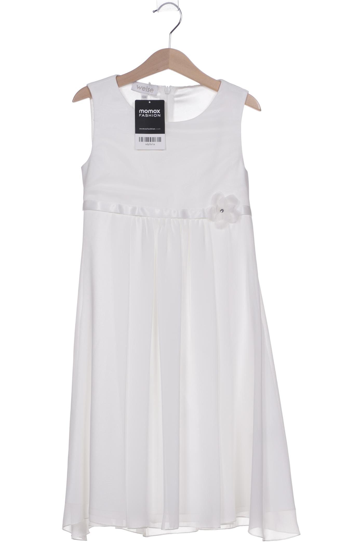 

weise Damen Kleid, weiß, Gr. 134