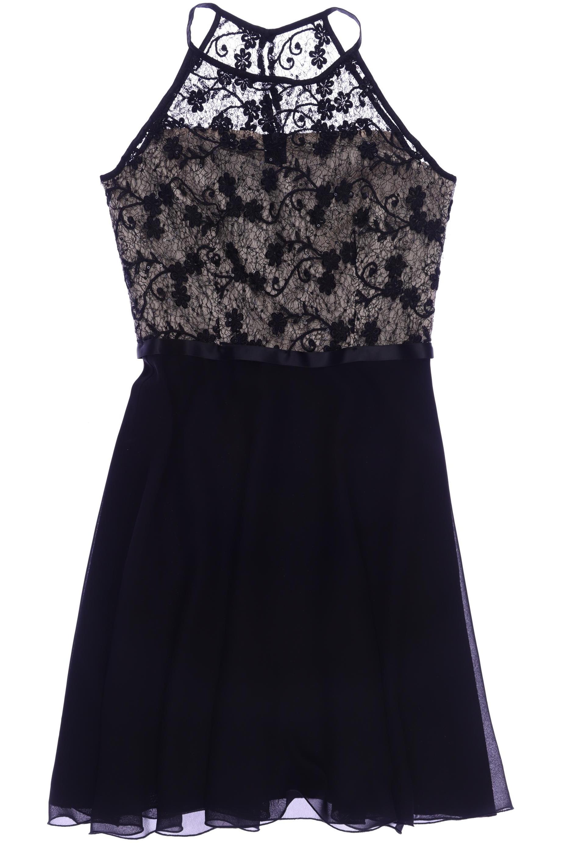 

weise Damen Kleid, schwarz, Gr. 152
