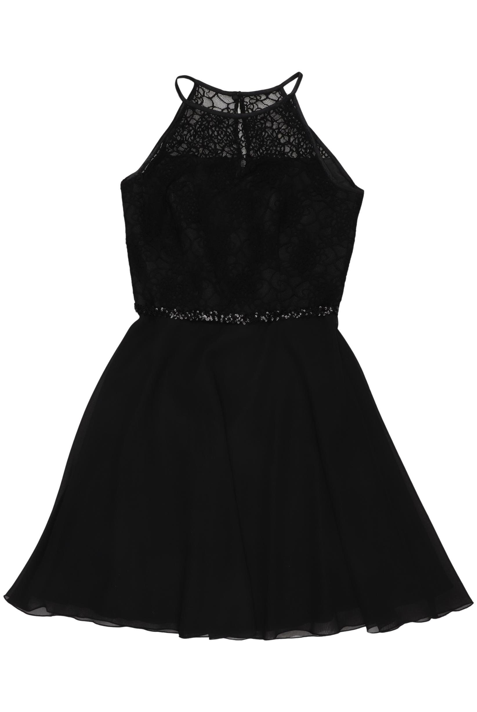

weise Damen Kleid, schwarz, Gr. 158
