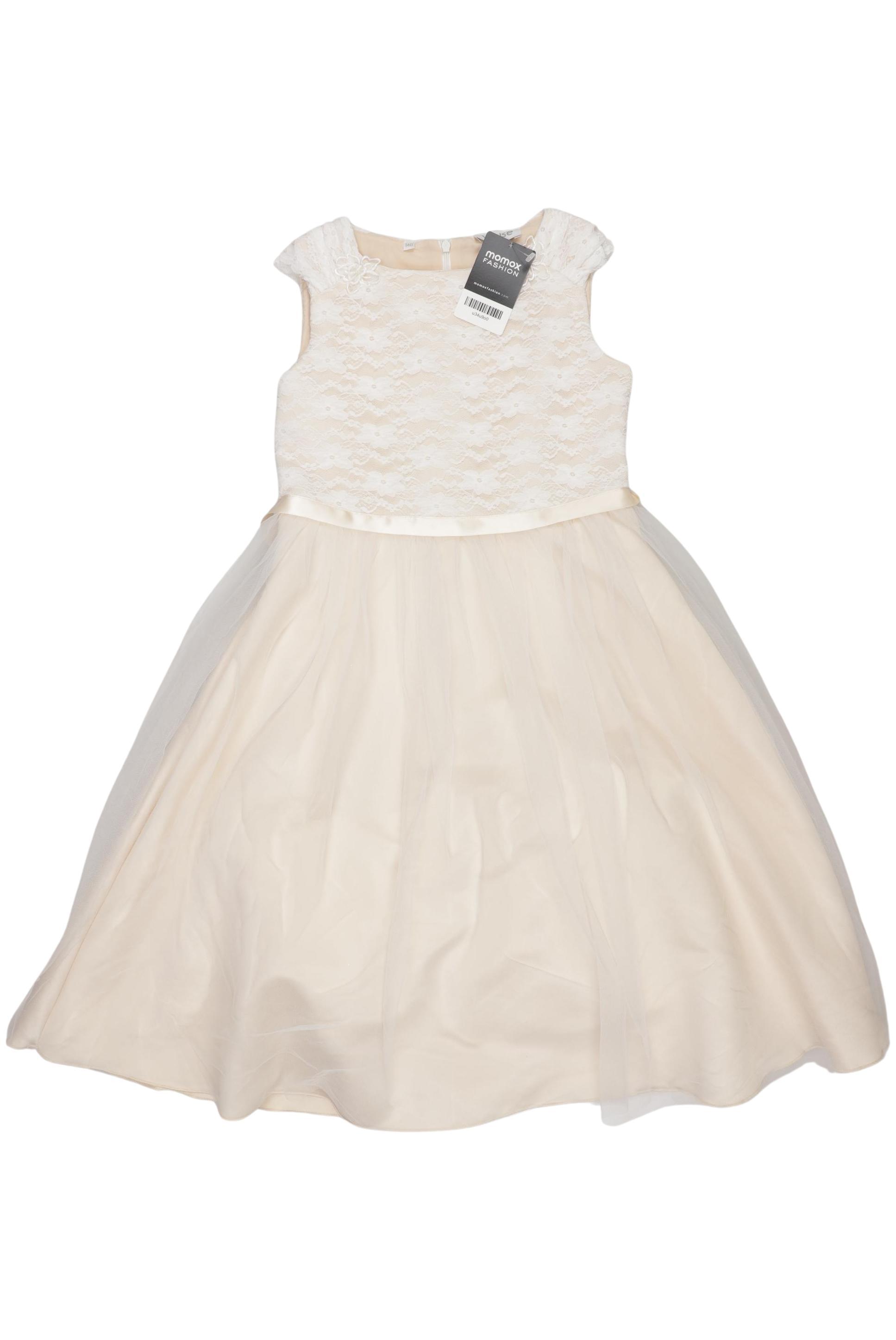 

weise Damen Kleid, beige, Gr. 140