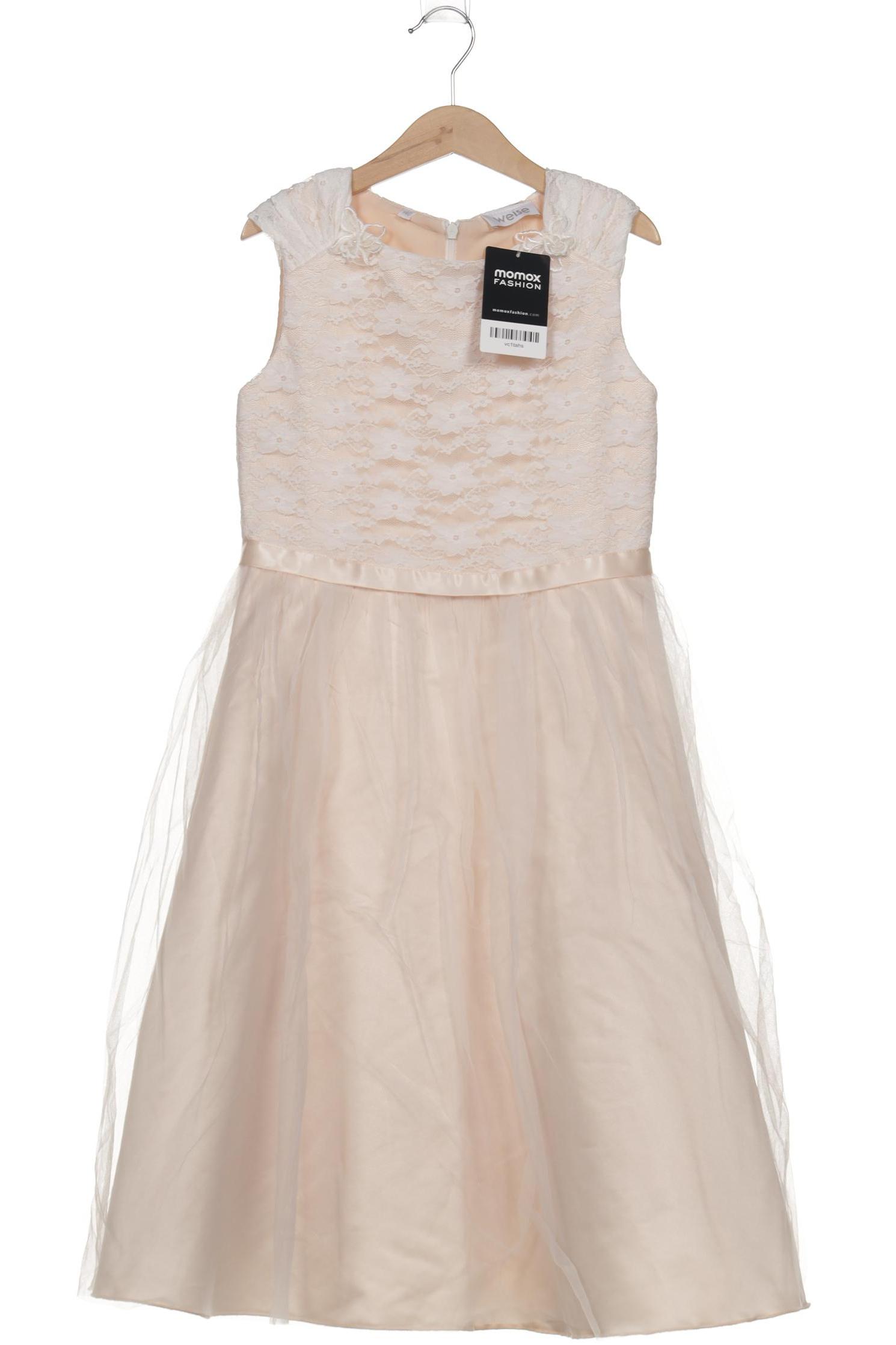 

weise Damen Kleid, beige, Gr. 140