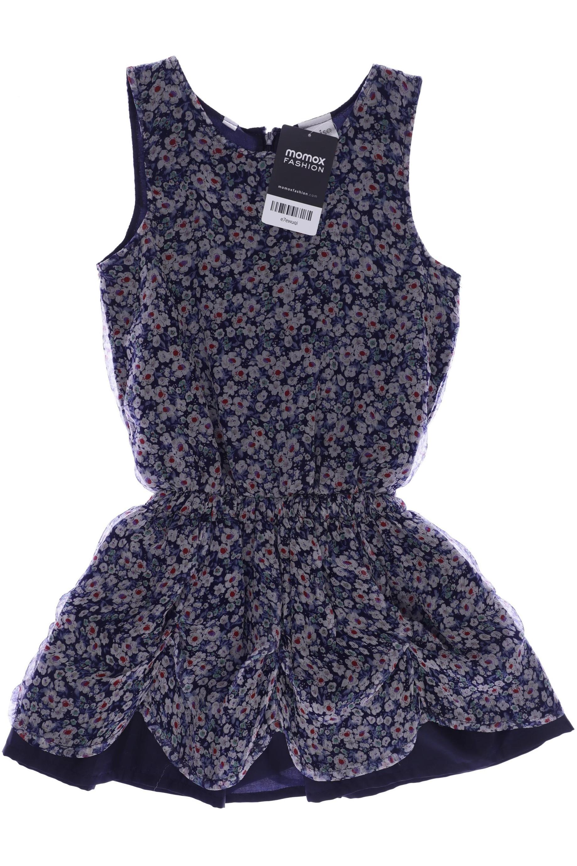 

weise Mädchen Kleid, marineblau