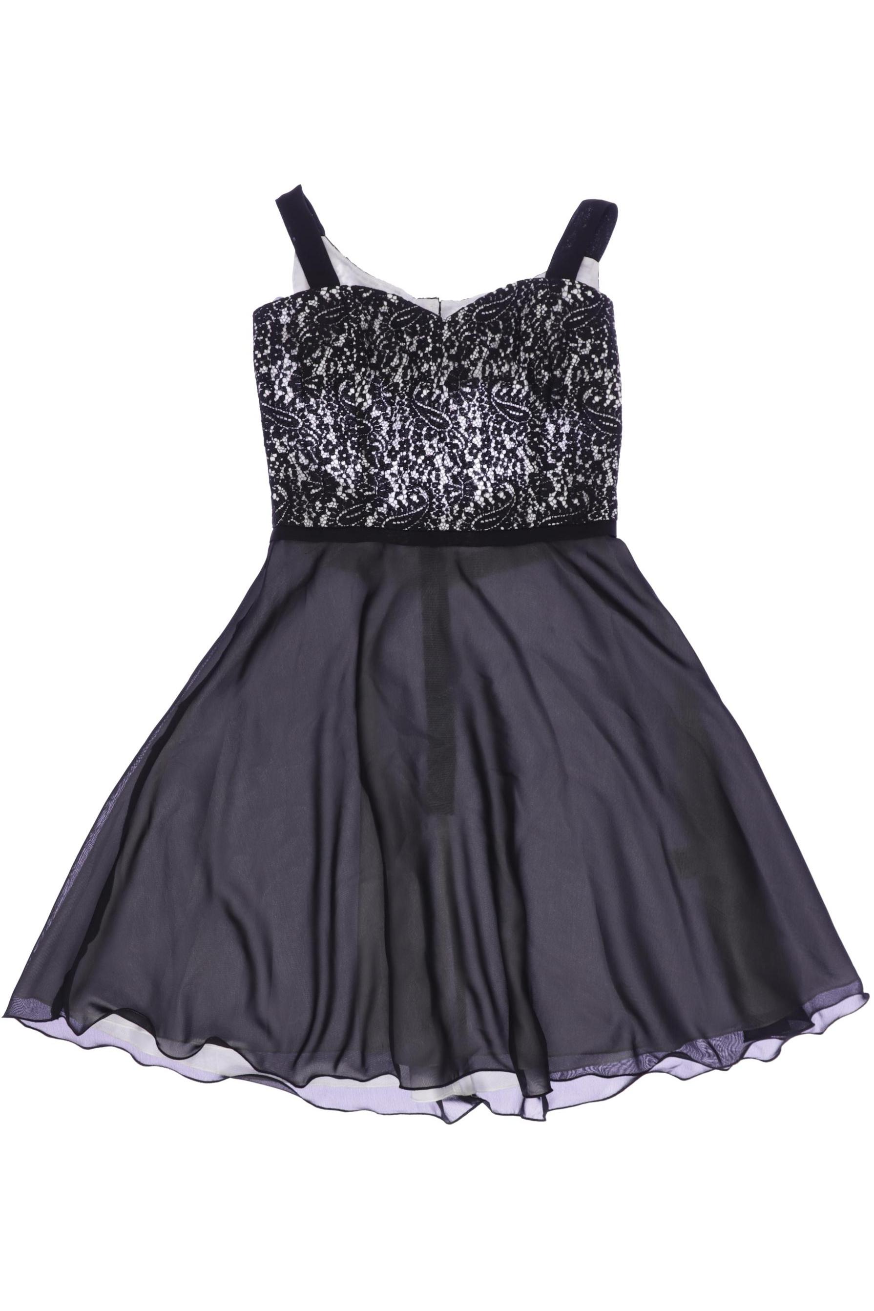 

weise Damen Kleid, schwarz, Gr. 158