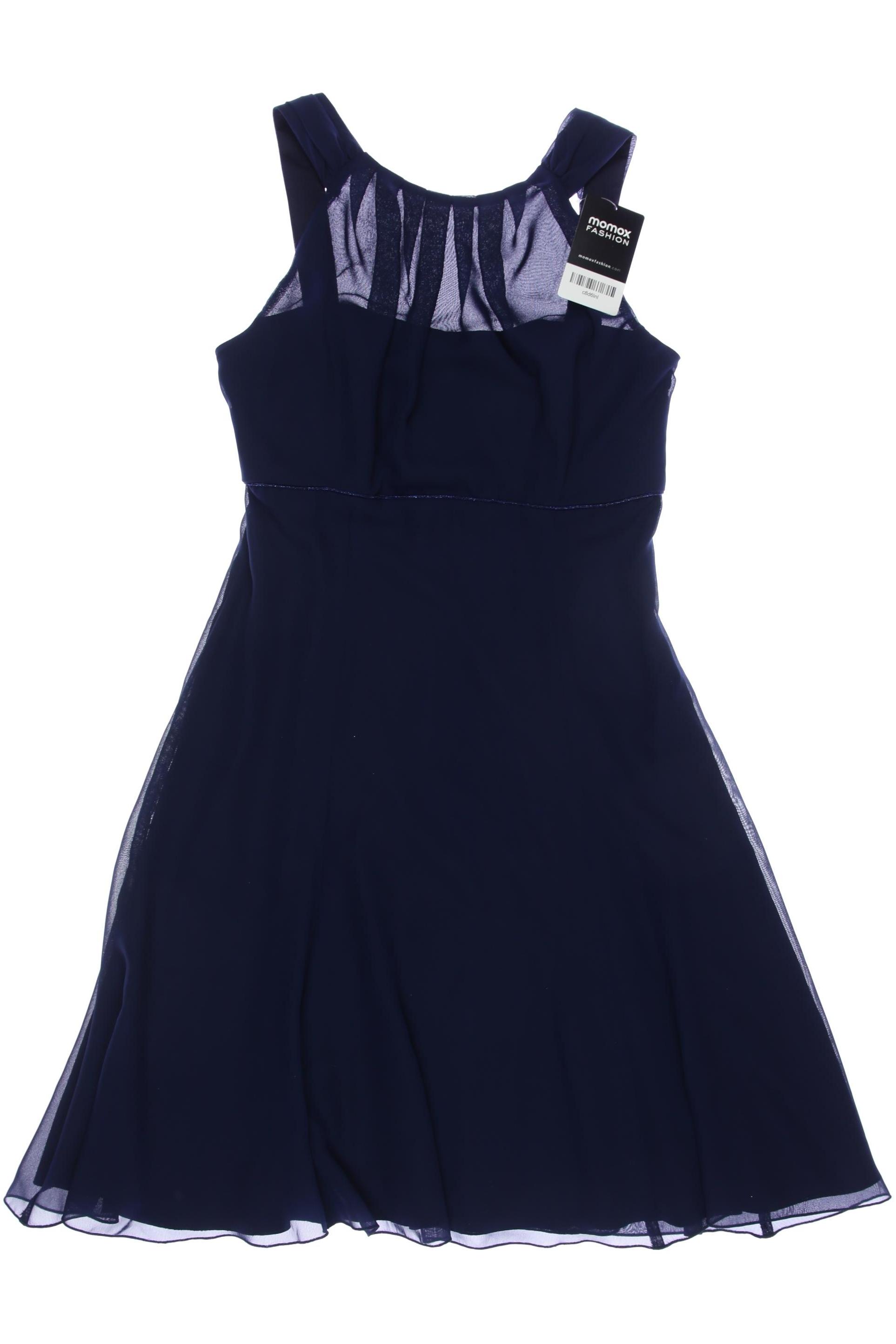 

weise Damen Kleid, marineblau, Gr. 164