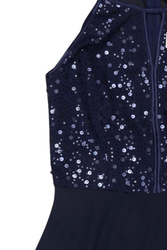 Thumbnail - weise Mädchen Kleid, marineblau, Gr. 158