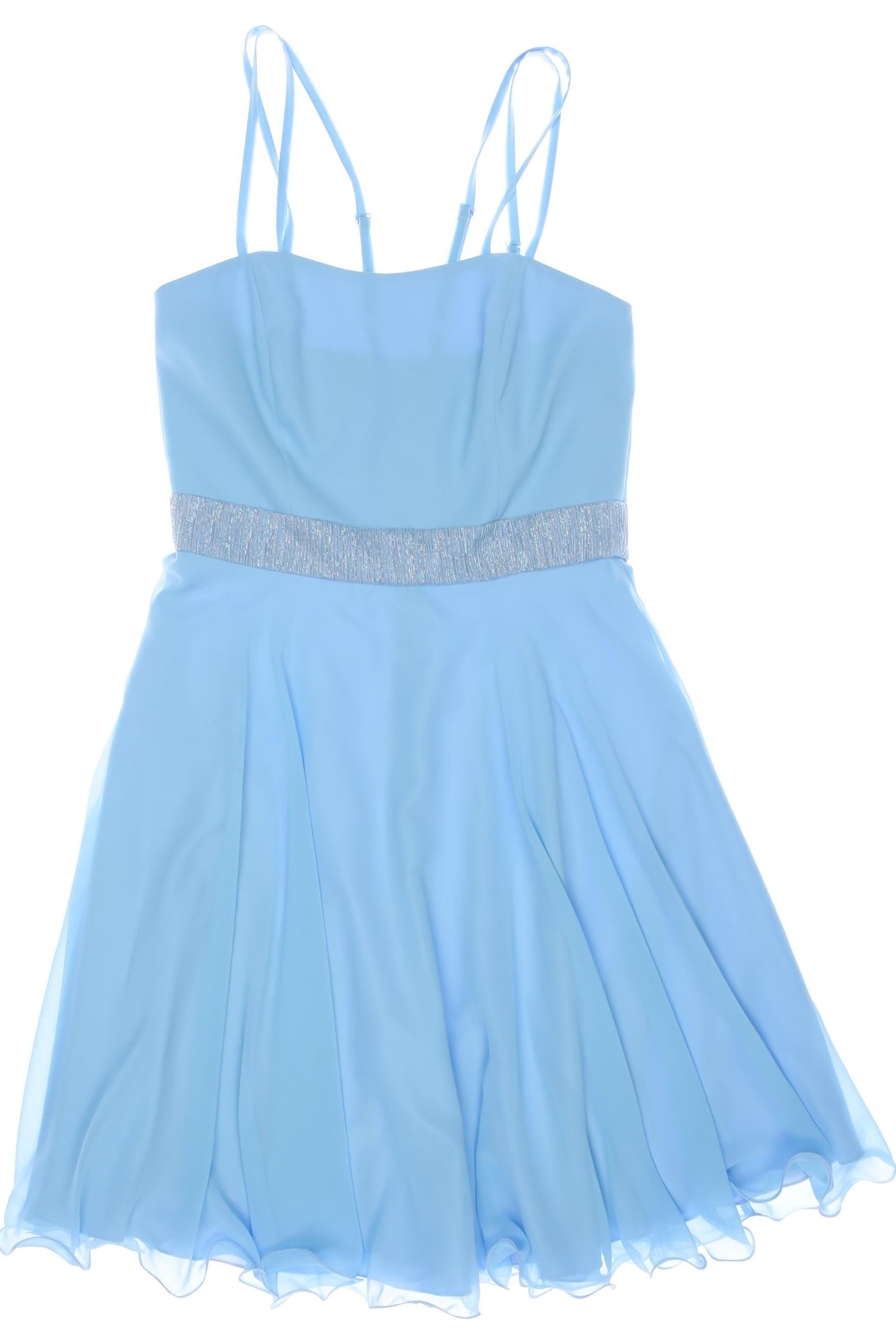 

weise Damen Kleid, hellblau, Gr. 158