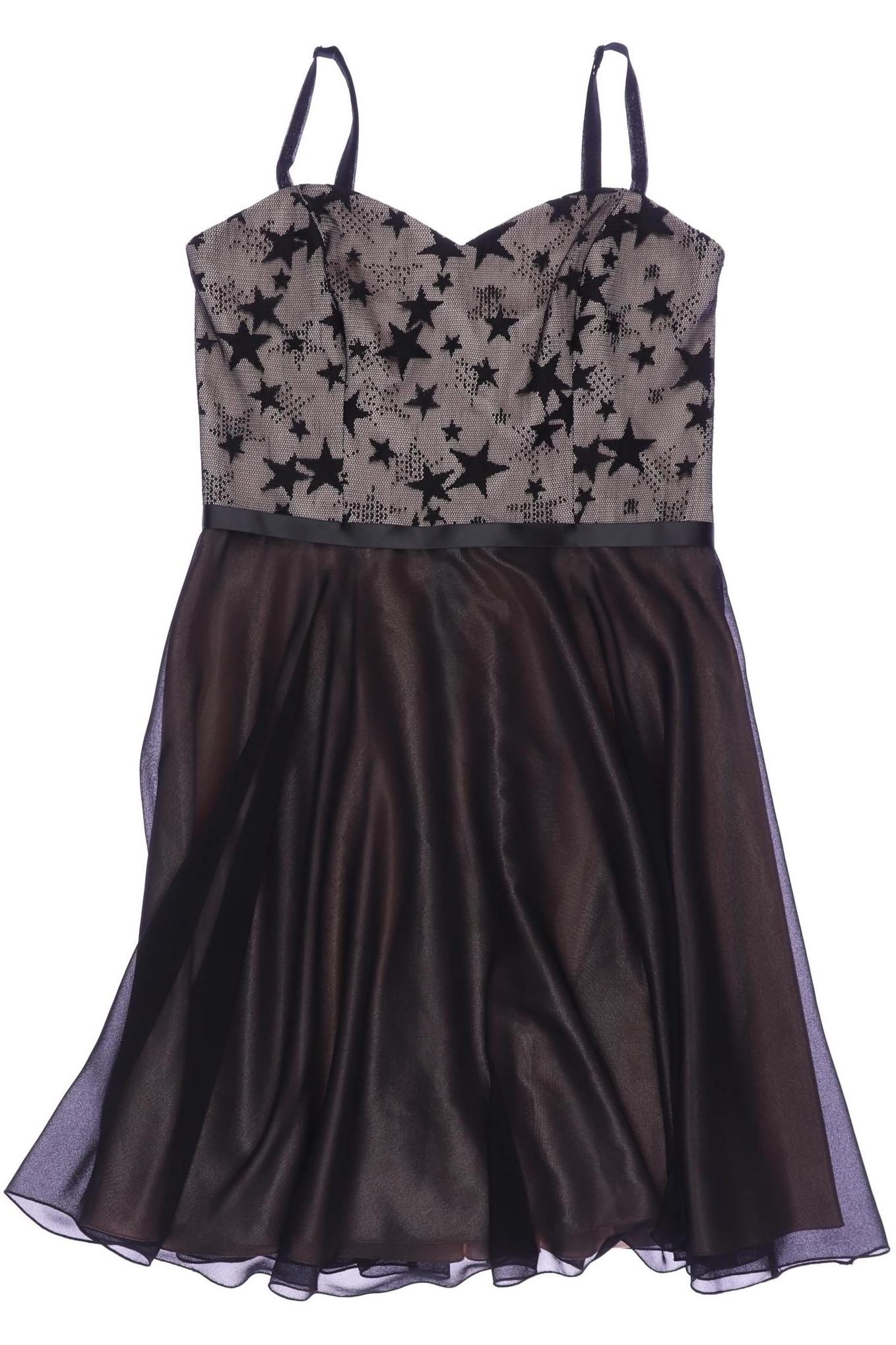 

weise Damen Kleid, schwarz, Gr. 158