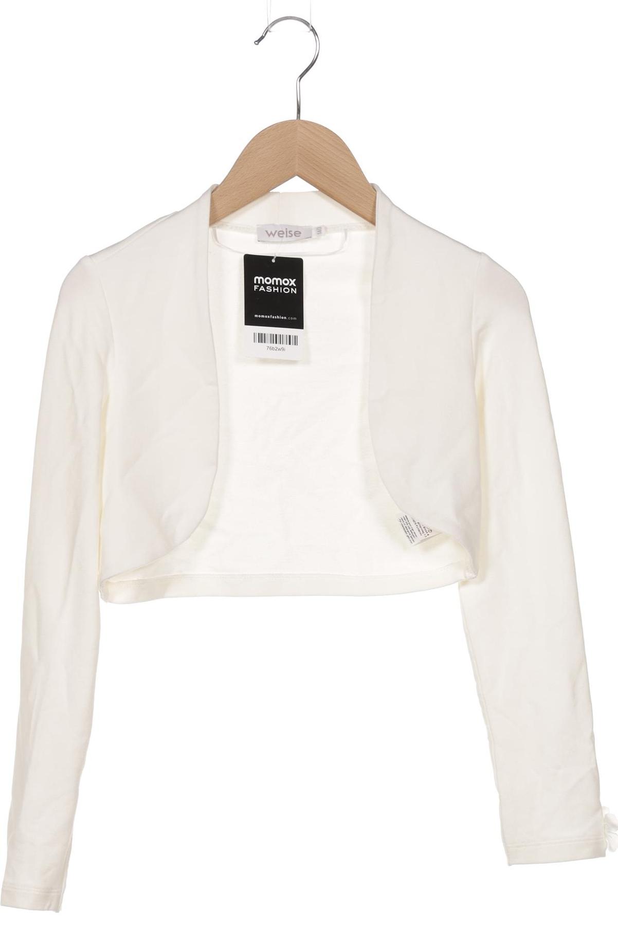 

weise Mädchen Strickjacke, weiß, Gr. 140