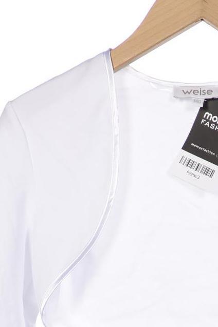 Thumbnail - weise Mädchen Strickjacke, weiß, Gr. 140