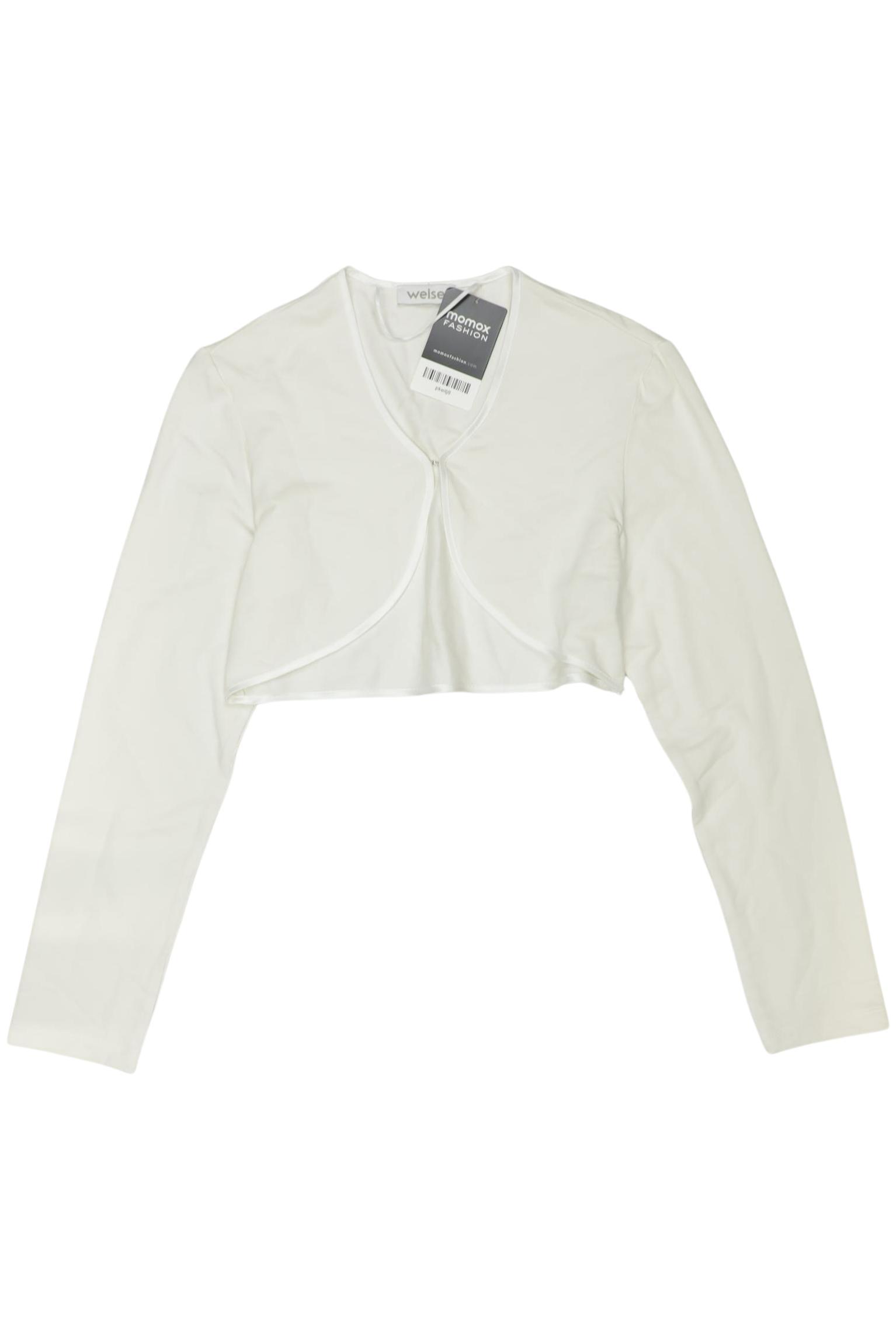 

weise Mädchen Strickjacke, weiß, Gr. 158