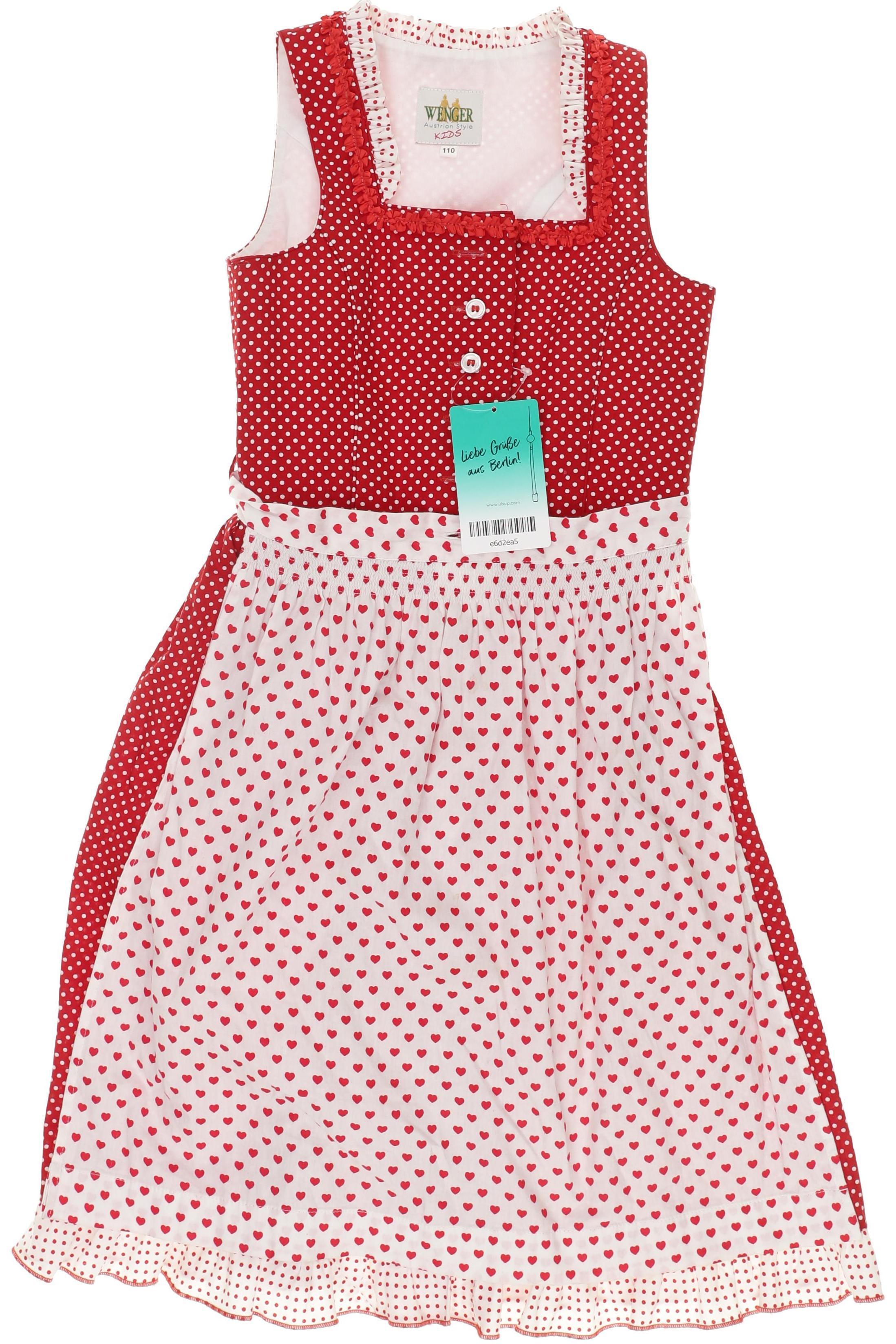 

Wenger Tracht Mädchen Kleid, rot, Gr. 110