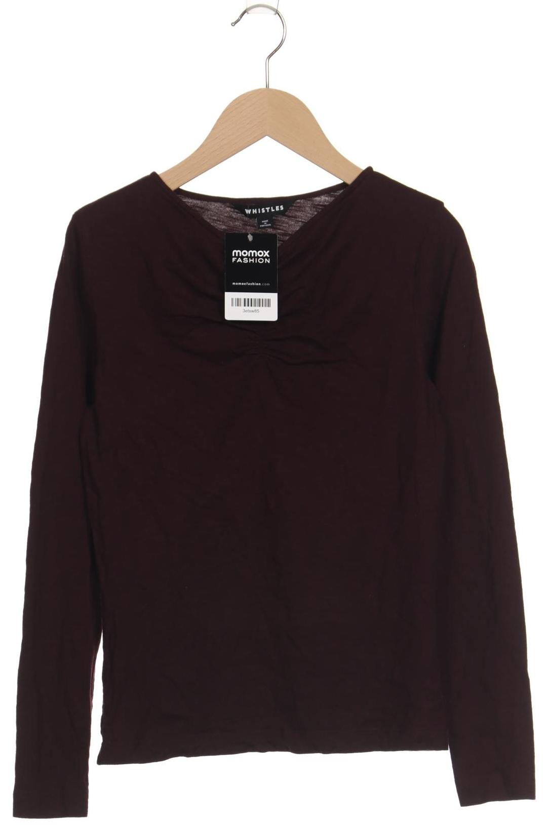 

Whistles Damen Langarmshirt, bordeaux, Gr. 32