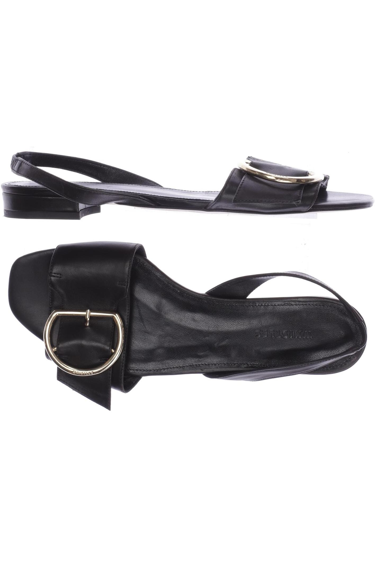 

Whistles Damen Sandale, schwarz