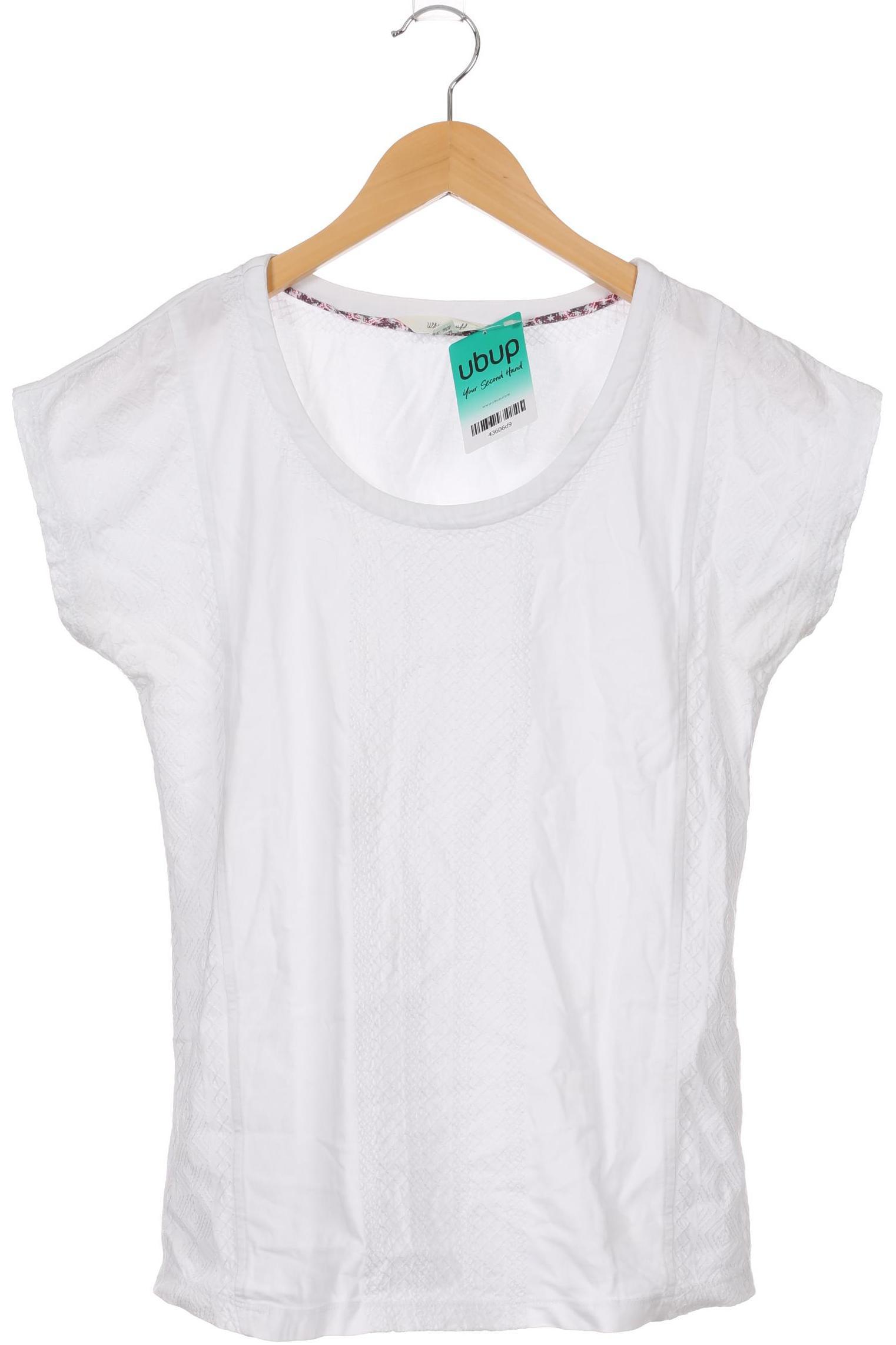 

White Stuff Damen T-Shirt, weiß, Gr. 36
