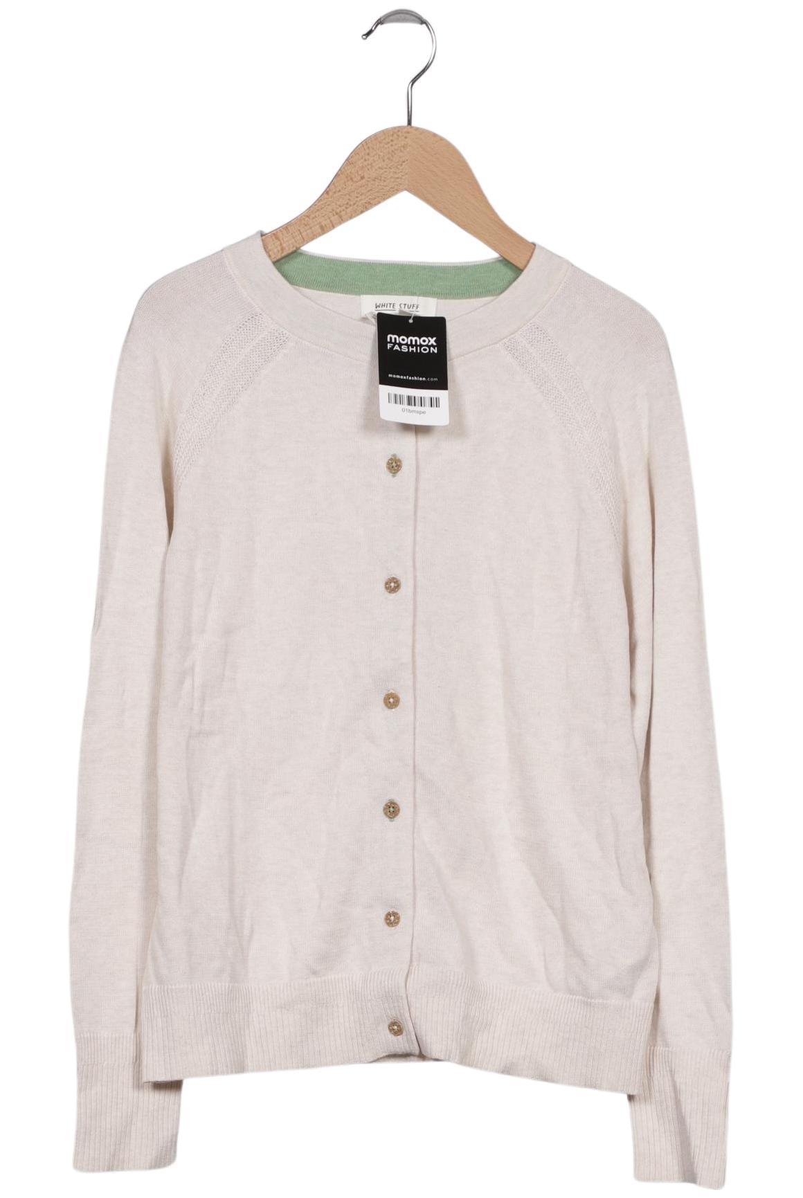 

White Stuff Damen Strickjacke, cremeweiß, Gr. 38