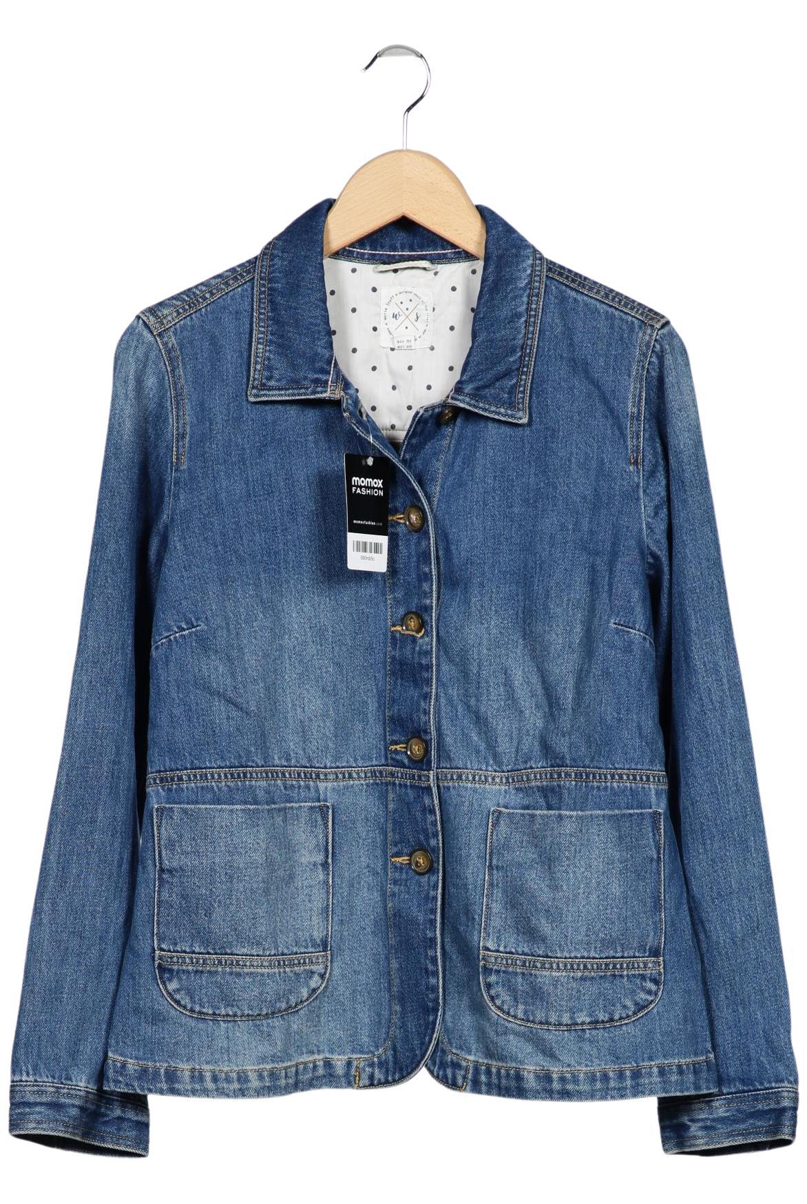 

White Stuff Damen Jacke, blau, Gr. 40