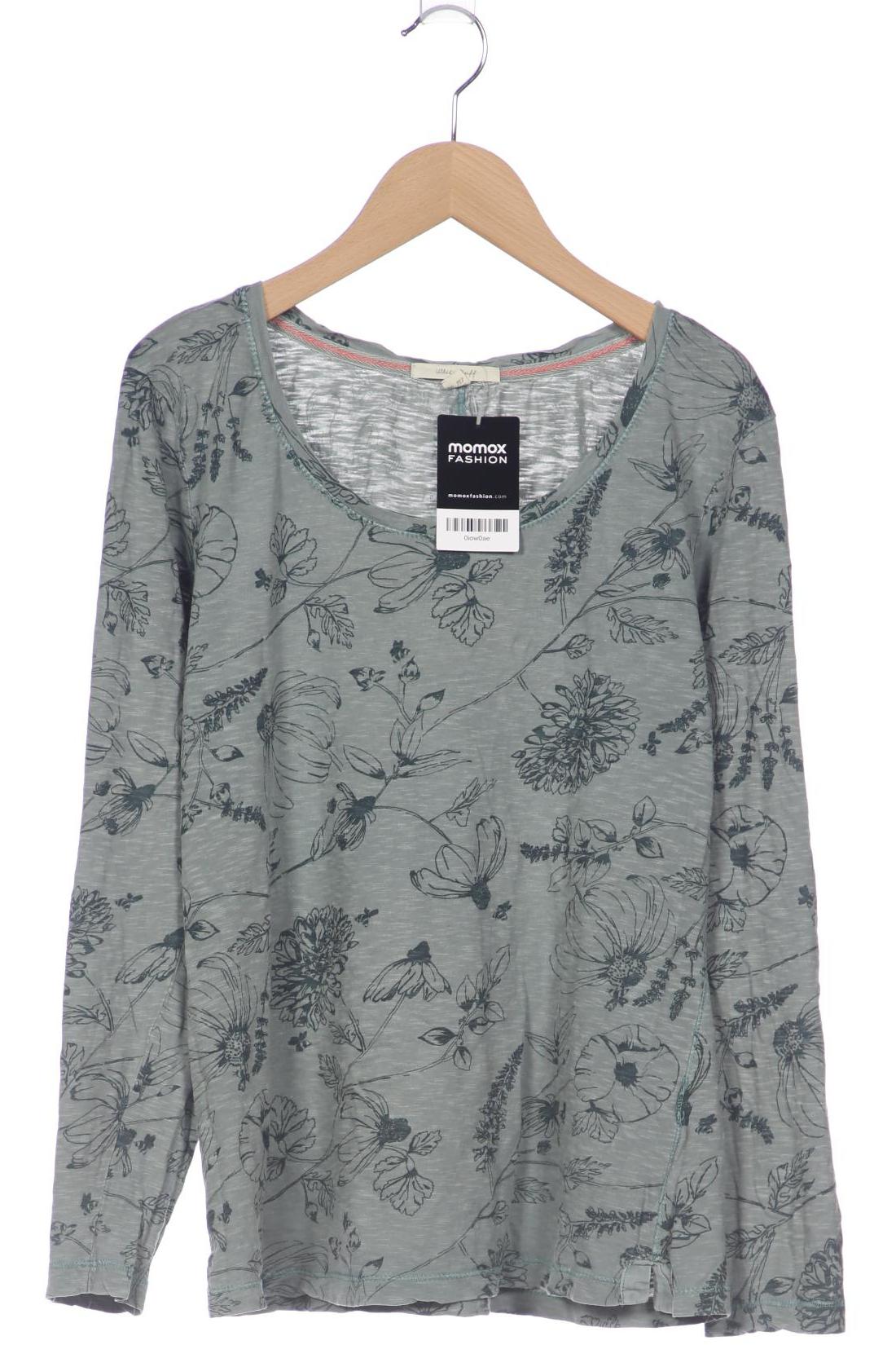 

White Stuff Damen Langarmshirt, türkis, Gr. 40