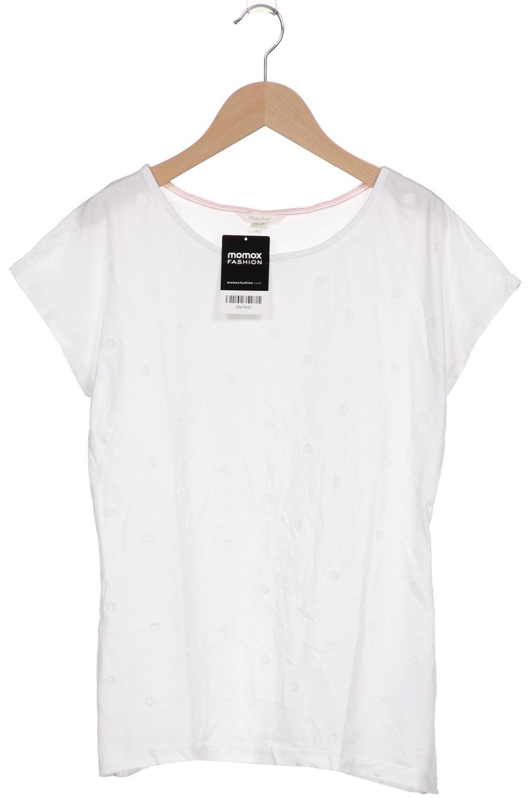 

White Stuff Damen T-Shirt, weiß, Gr. 36