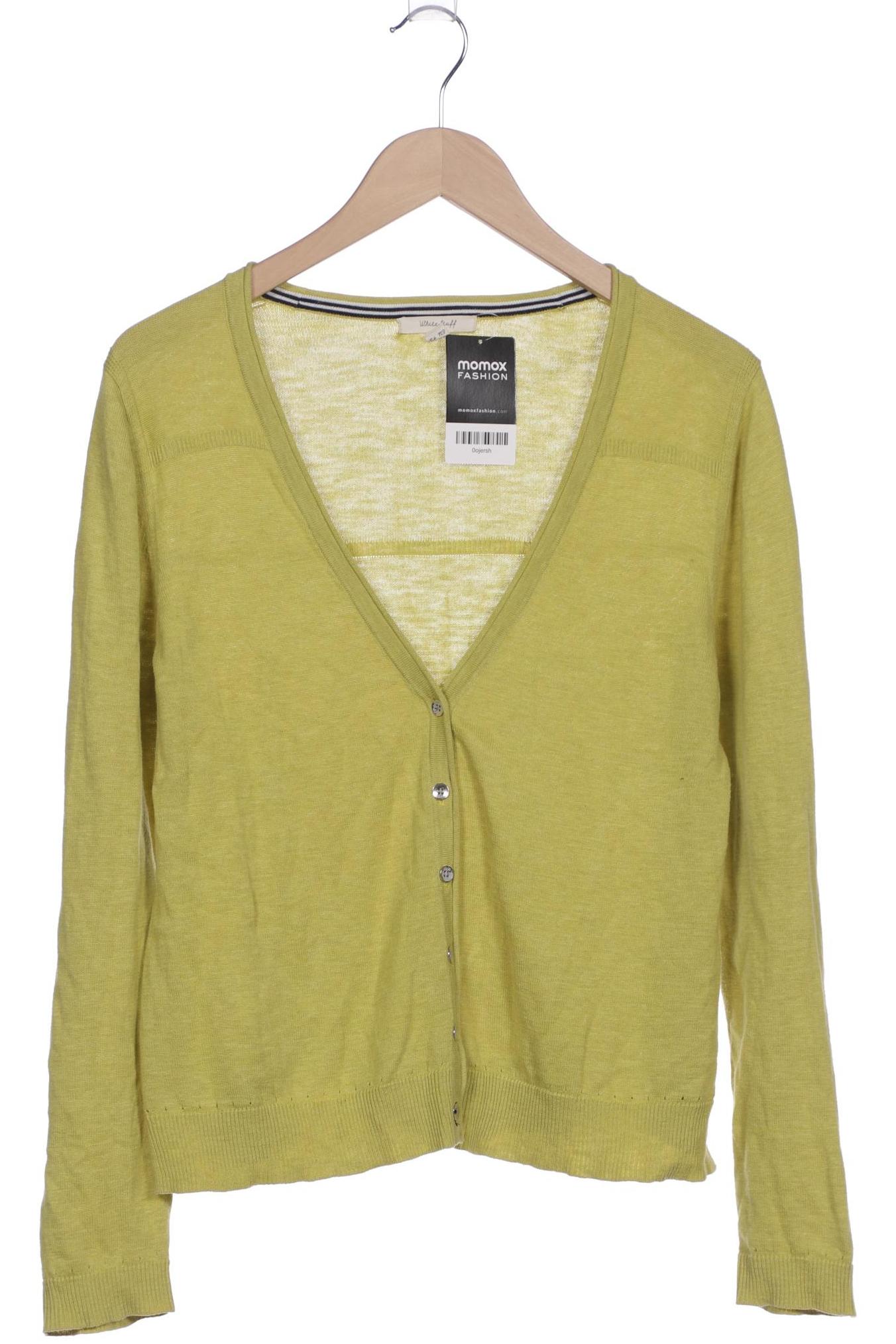 

White Stuff Damen Strickjacke, gelb, Gr. 42