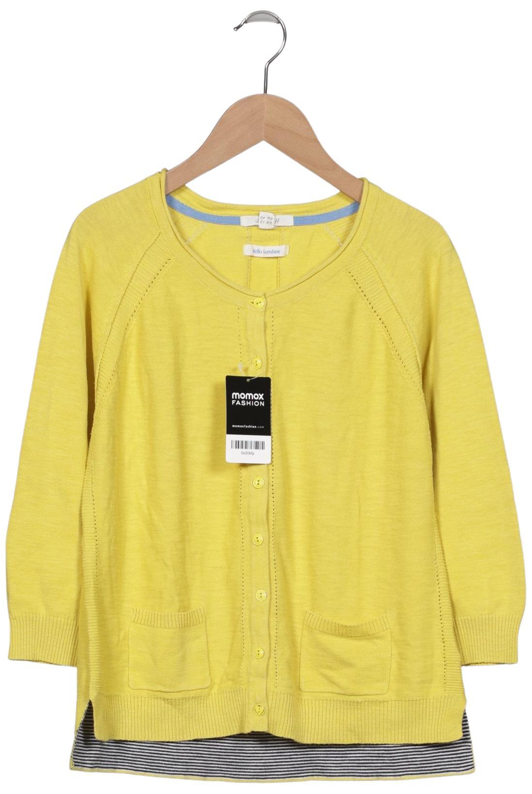 

White Stuff Damen Strickjacke, gelb, Gr. 40