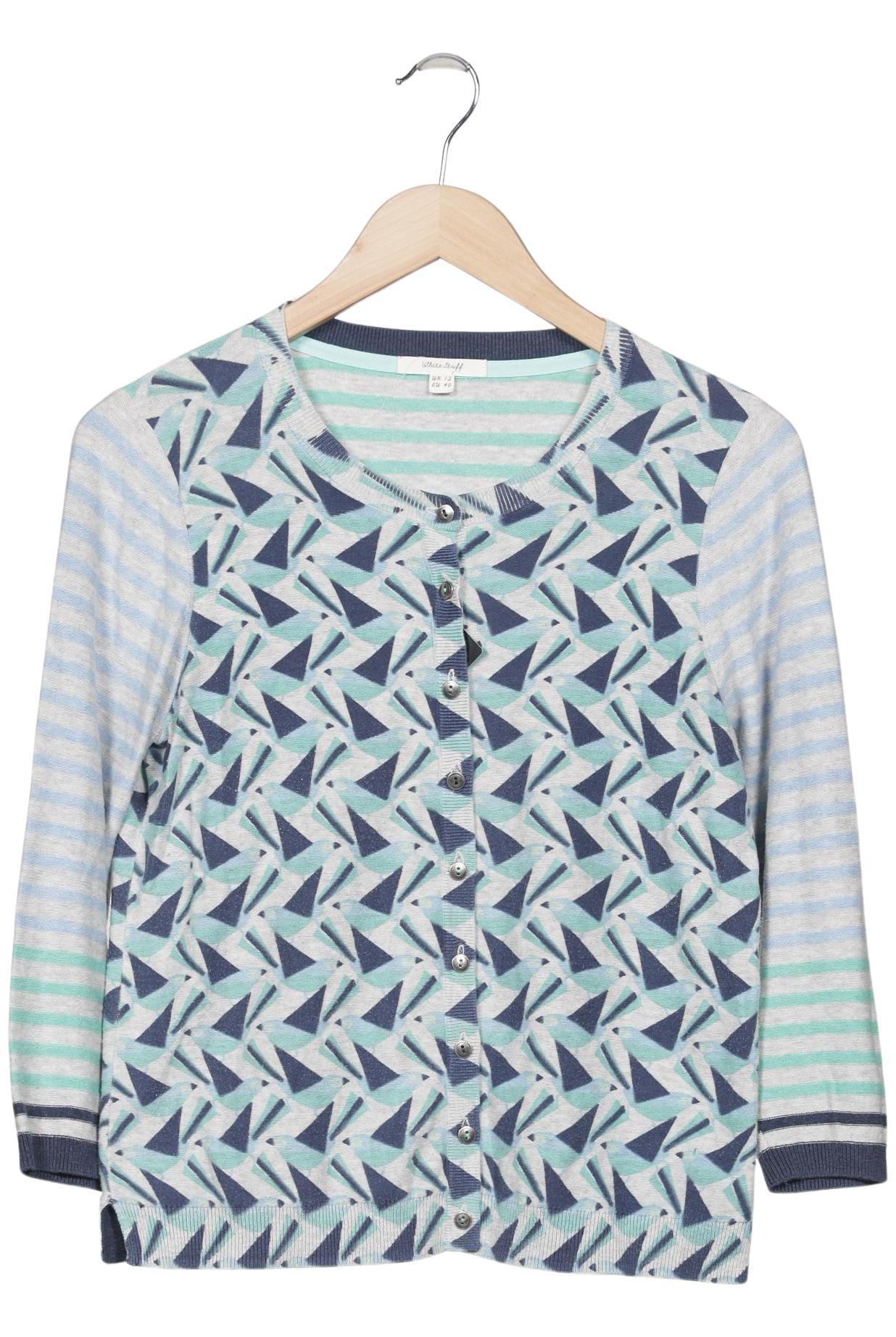

White Stuff Damen Strickjacke, mehrfarbig, Gr. 40