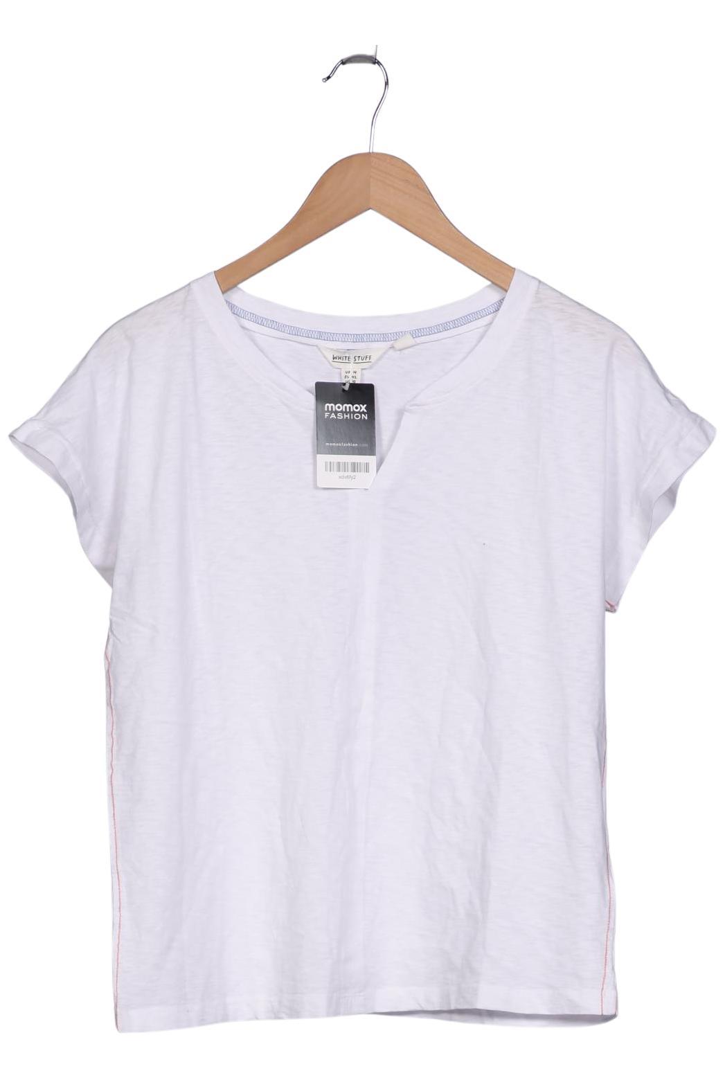 

White Stuff Damen T-Shirt, weiß, Gr. 42