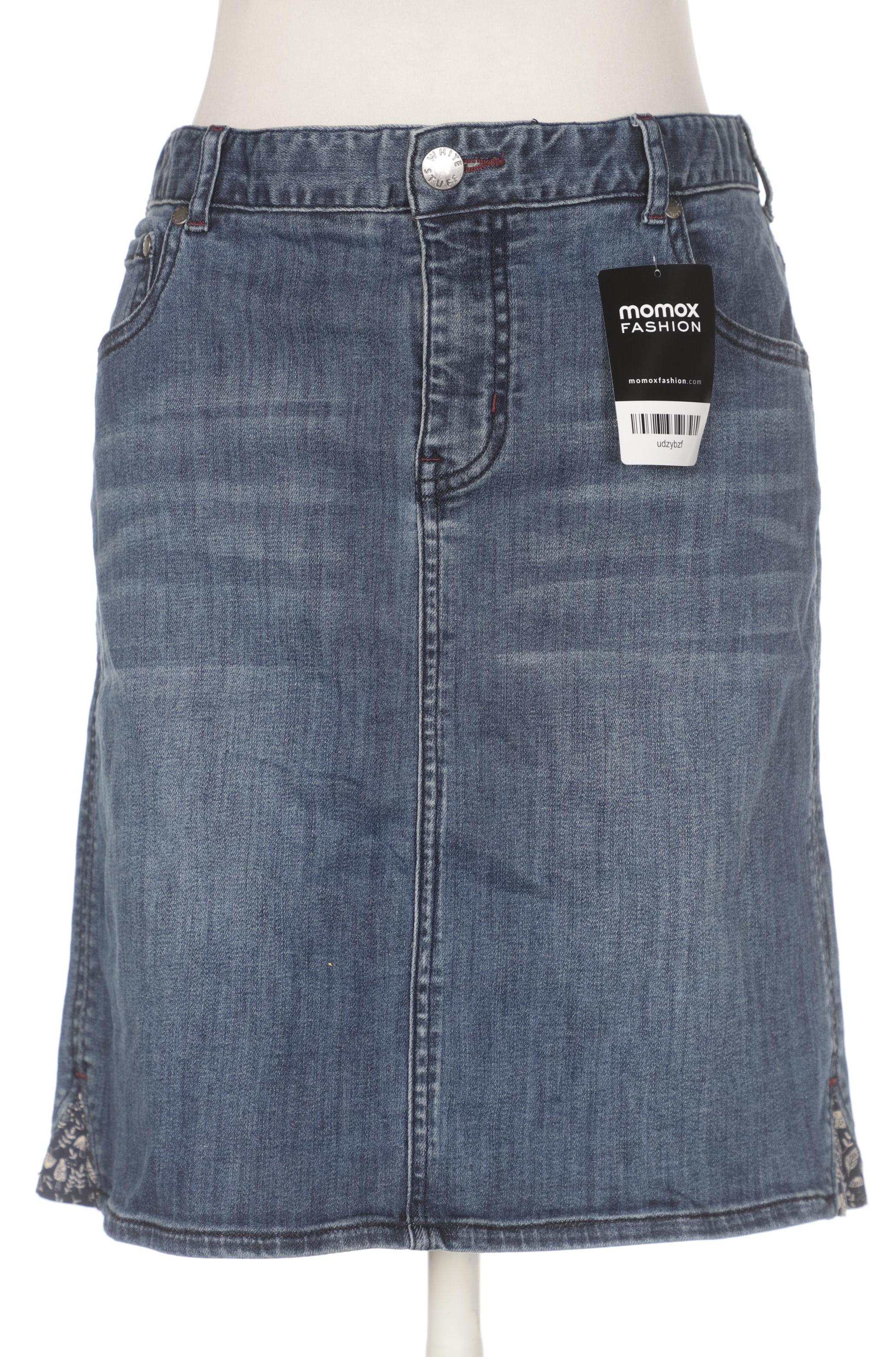 

White Stuff Damen Rock, blau, Gr. 10