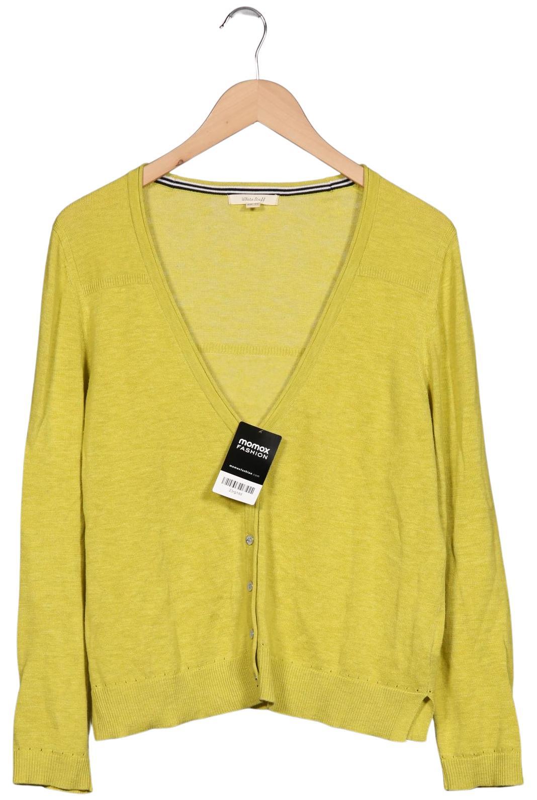 

White Stuff Damen Strickjacke, gelb, Gr. 40