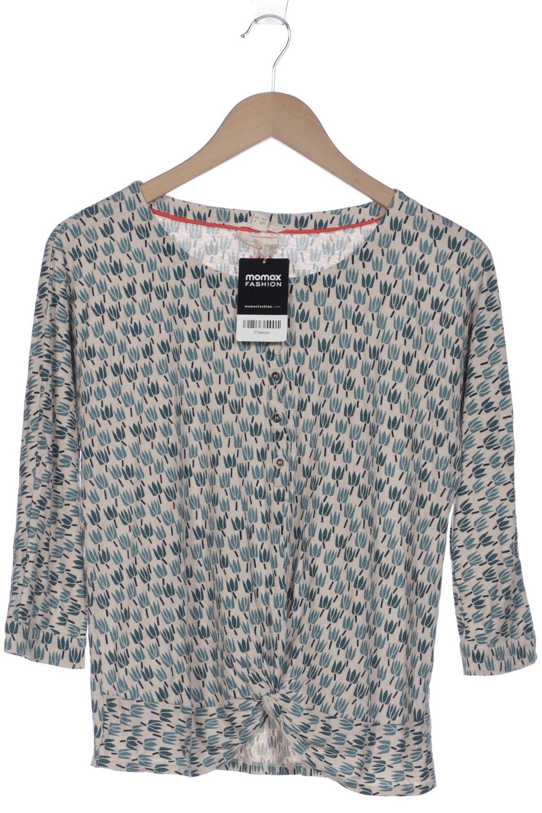 

White Stuff Damen Langarmshirt, türkis, Gr. 36