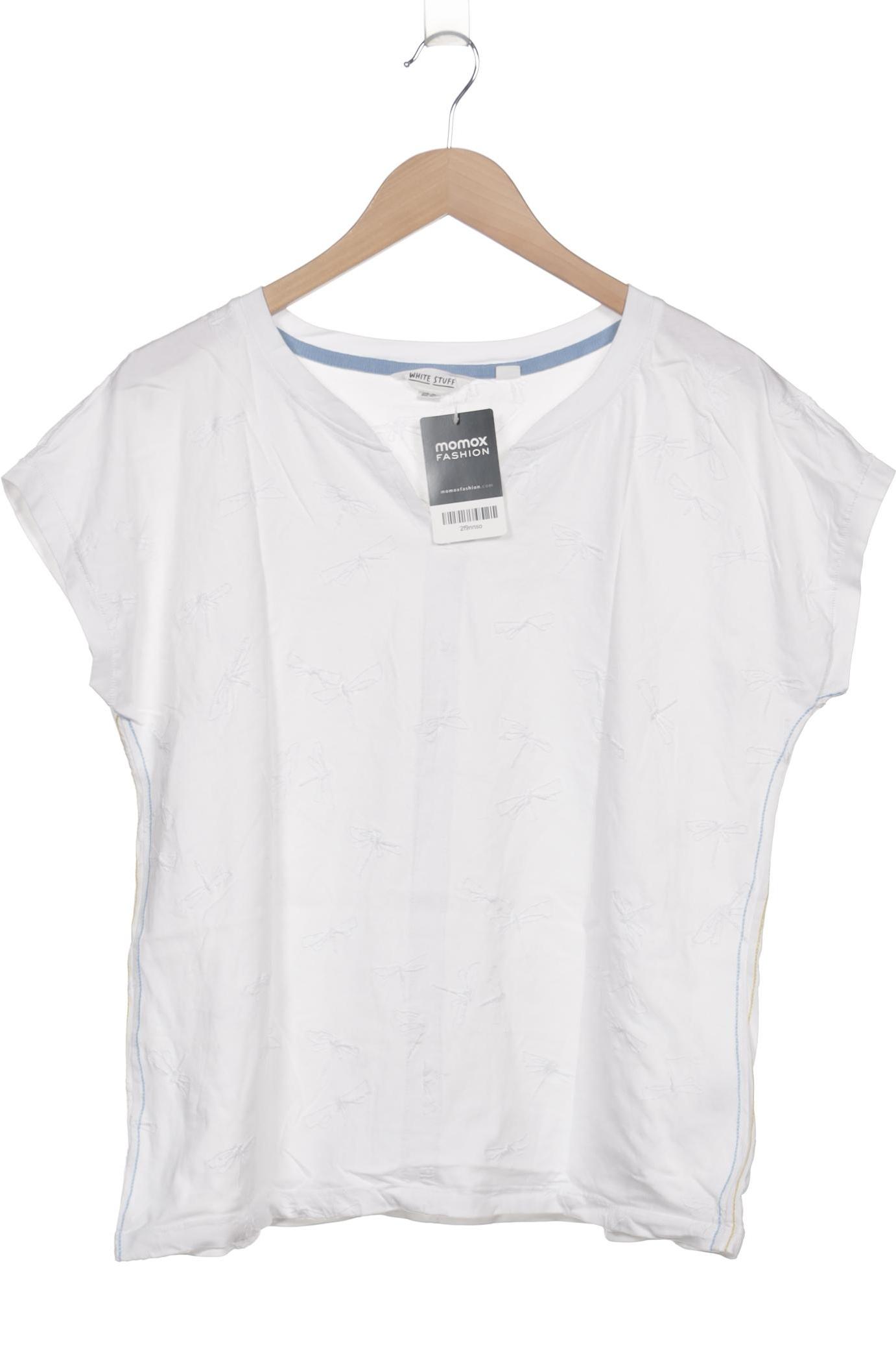 

White Stuff Damen T-Shirt, weiß, Gr. 44