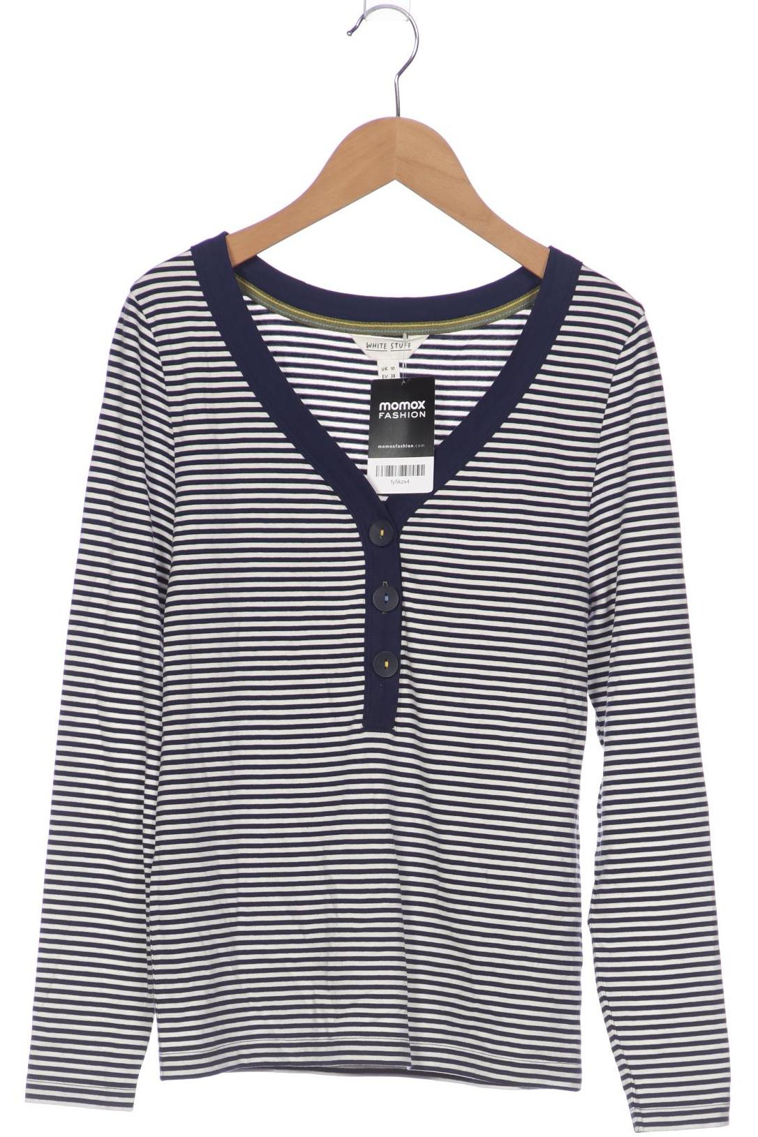 

White Stuff Damen Langarmshirt, marineblau, Gr. 38