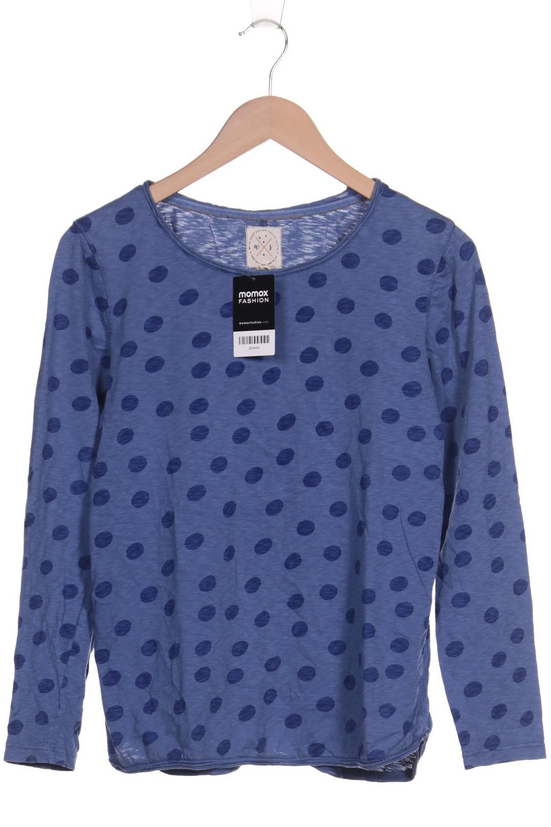 

White Stuff Damen Langarmshirt, blau, Gr. 40