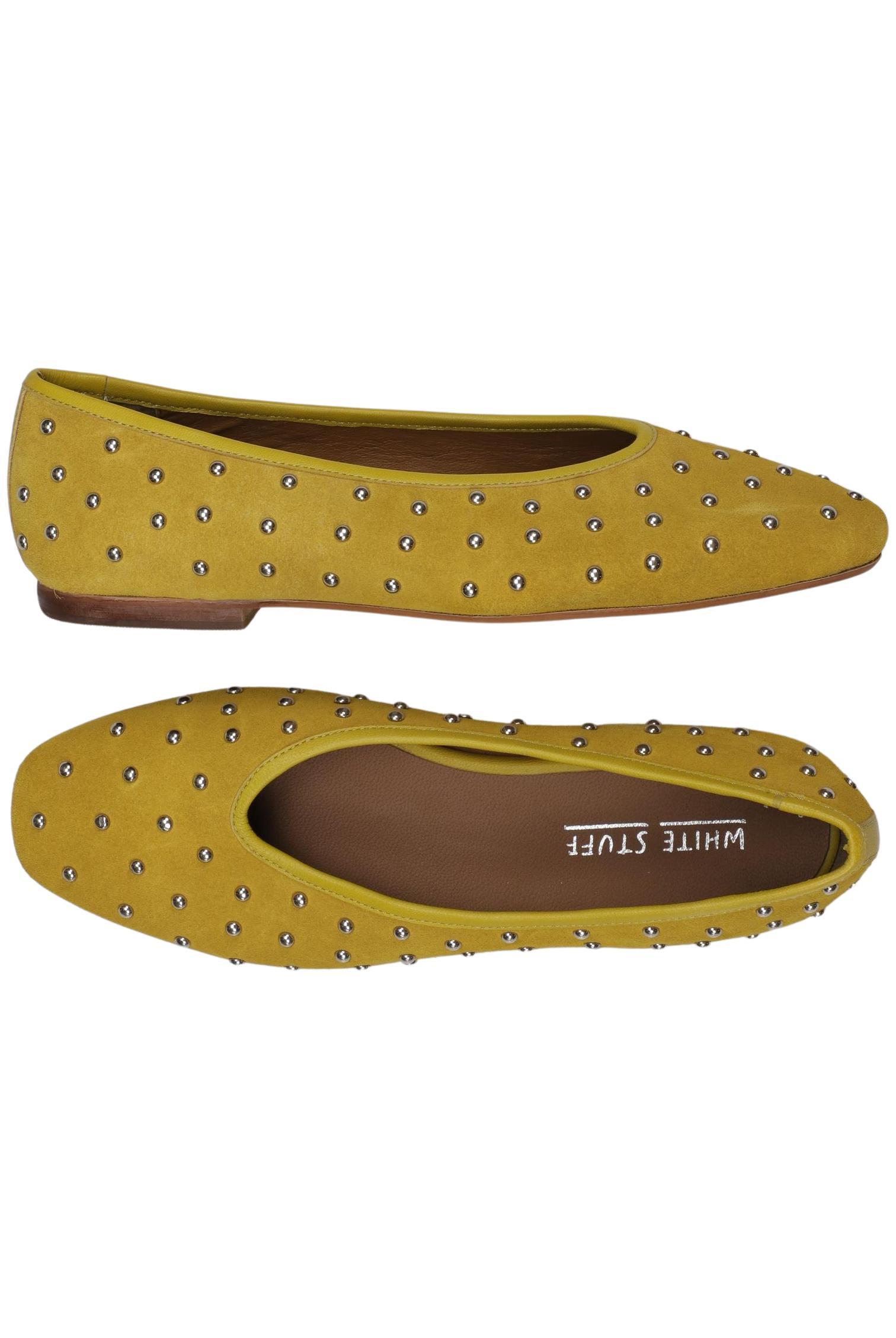 

White Stuff Damen Ballerinas, gelb, Gr. 37